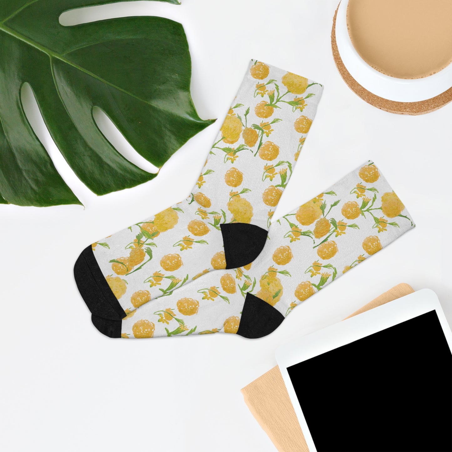Mellow Marigolds Recycled Poly Socks