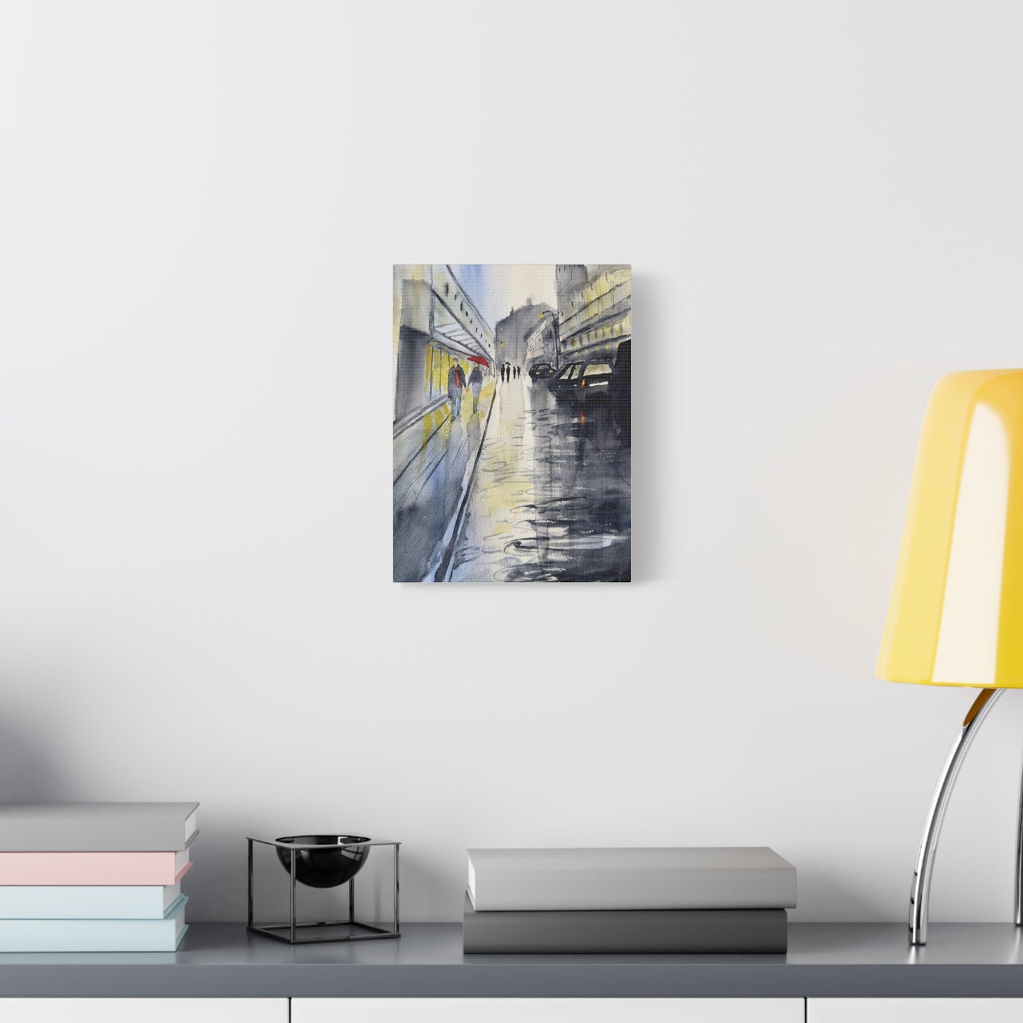 Rainy Day Romance Matte Canvas, Stretched, 1.25". Available in sizes from 8" x 10"-24" x 32"