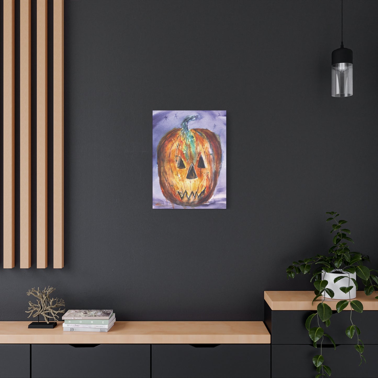 Playfully Spooky Matte Canvas, Stretched, 1.25". Available in sizes 8” x 10”-24”x32”