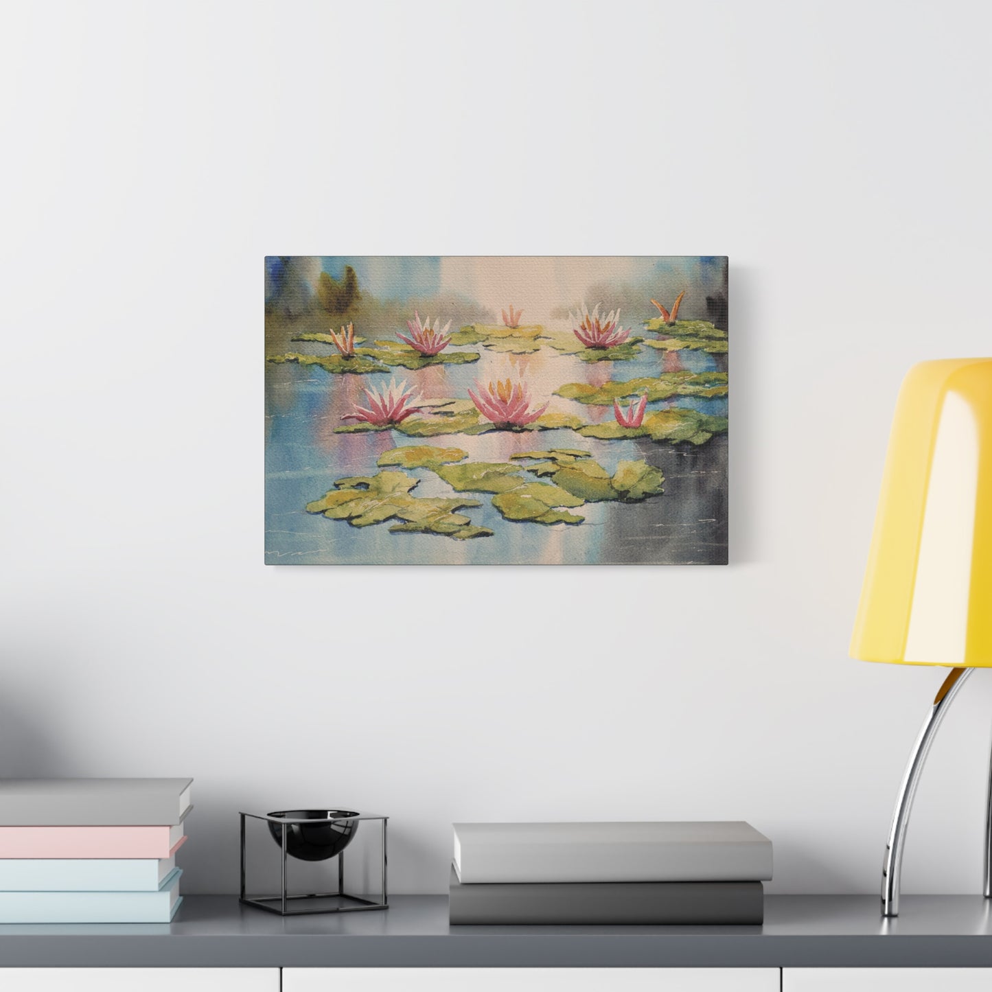 Meet Me at Falling Star Pond Matte Canvas, Stretched, 1.25". Available in sizes 10” x 8”-20” x 16”