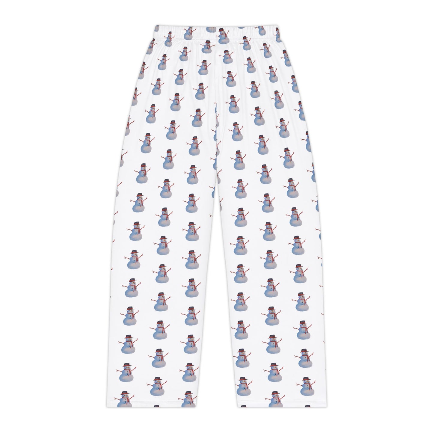 Cozy Women’s Whimsical Snowman Pajama Pants. Available in sizes from XS-4XL
