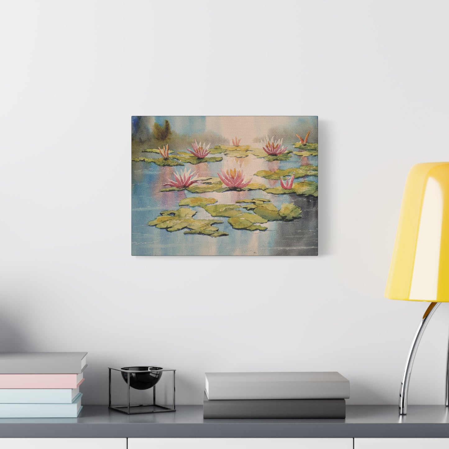 Meet Me at Falling Star Pond Matte Canvas, Stretched, 1.25". Available in sizes 10” x 8”-20” x 16”