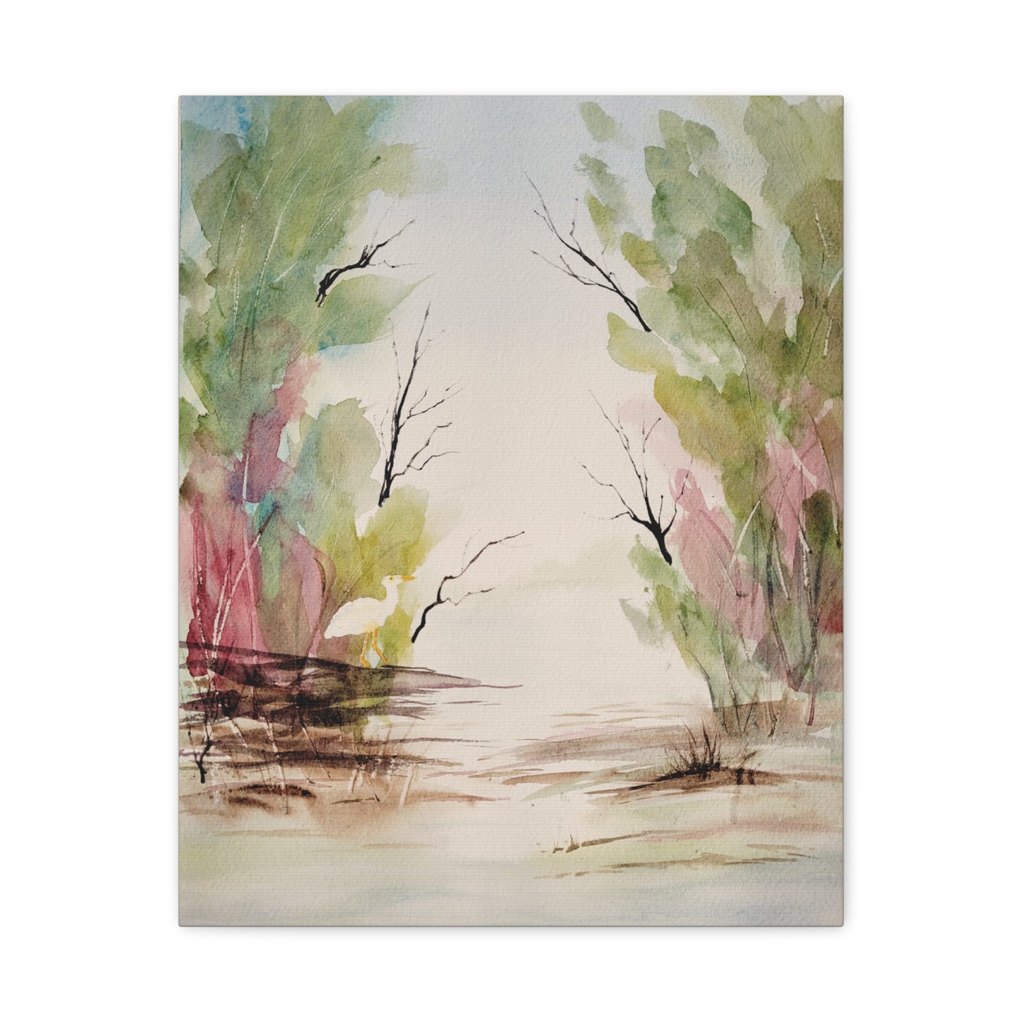 Rendering the Light Matte Canvas, Stretched, 1.25". Available in sizes 8” x 10”-18” x 24”