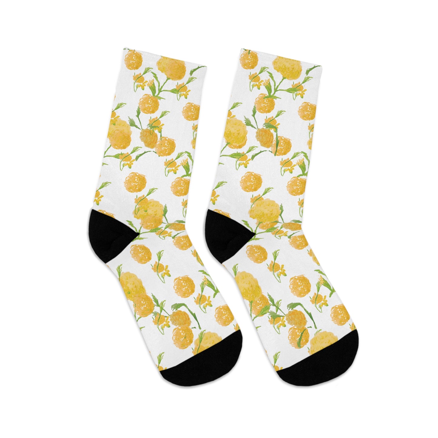 Mellow Marigolds Recycled Poly Socks