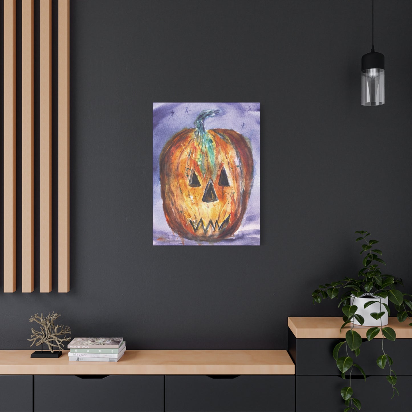 Playfully Spooky Matte Canvas, Stretched, 1.25". Available in sizes 8” x 10”-24”x32”