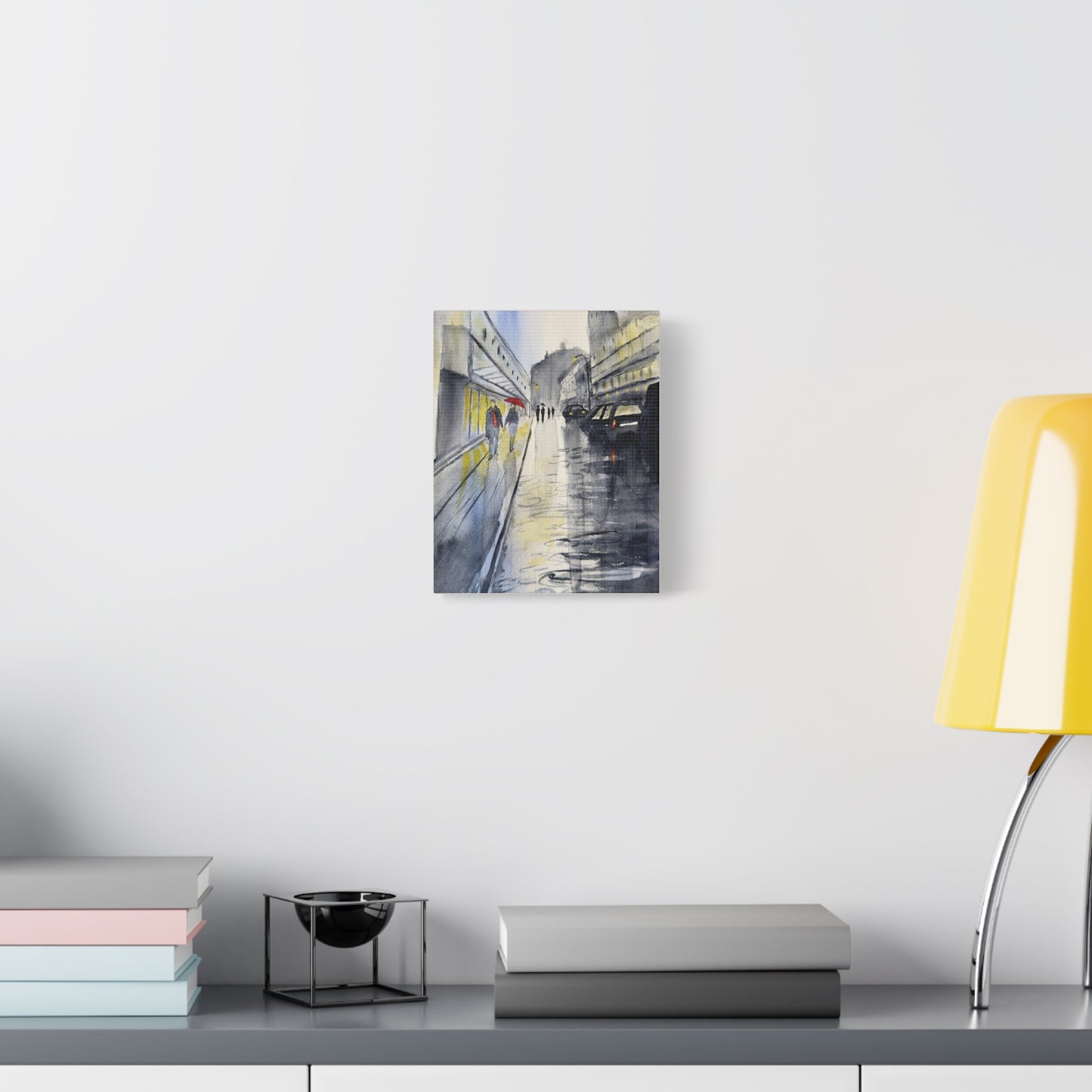 Rainy Day Romance Matte Canvas, Stretched, 1.25". Available in sizes from 8" x 10"-24" x 32"