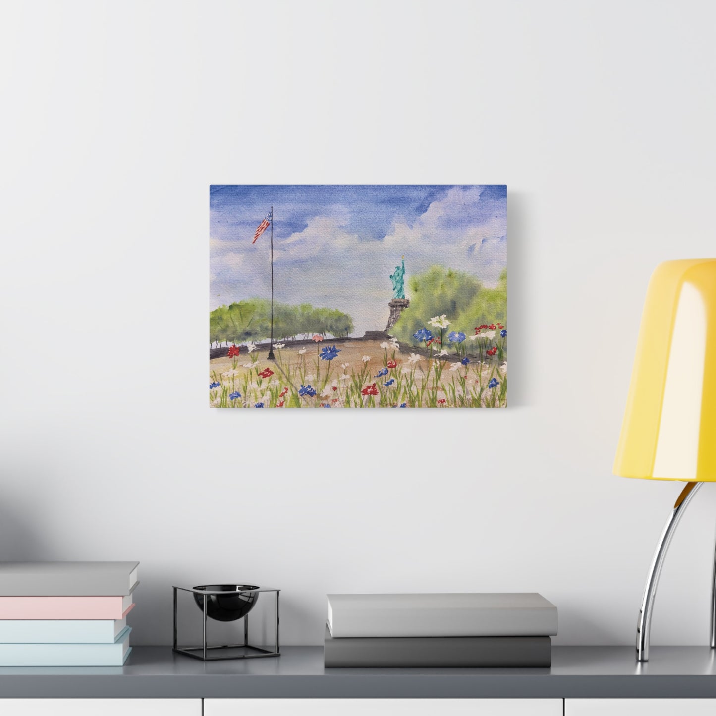 Looking for Liberty Matte Canvas, Stretched, 1.25"