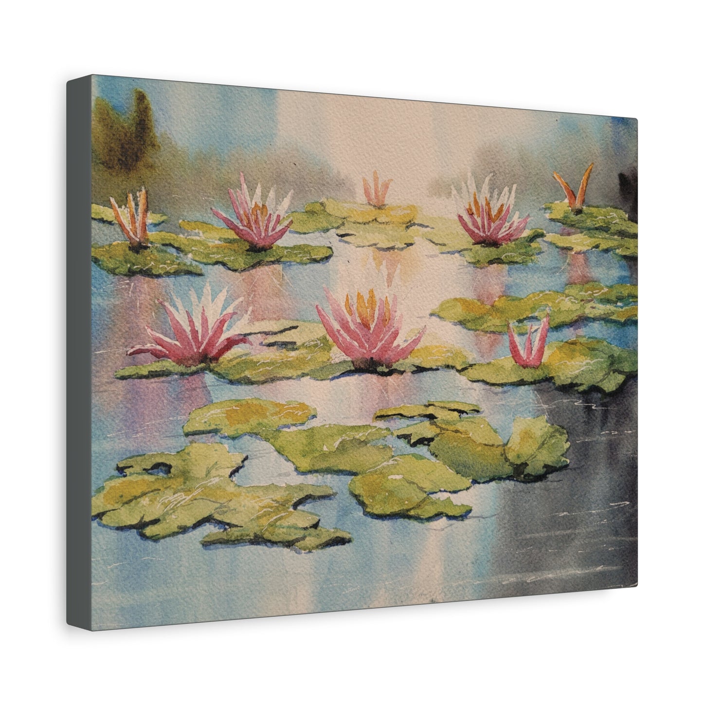 Meet Me at Falling Star Pond Matte Canvas, Stretched, 1.25". Available in sizes 10” x 8”-20” x 16”