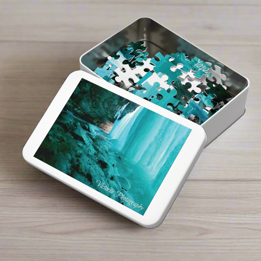 Falling into Blue Jigsaw Puzzle (110 and 252-Piece)