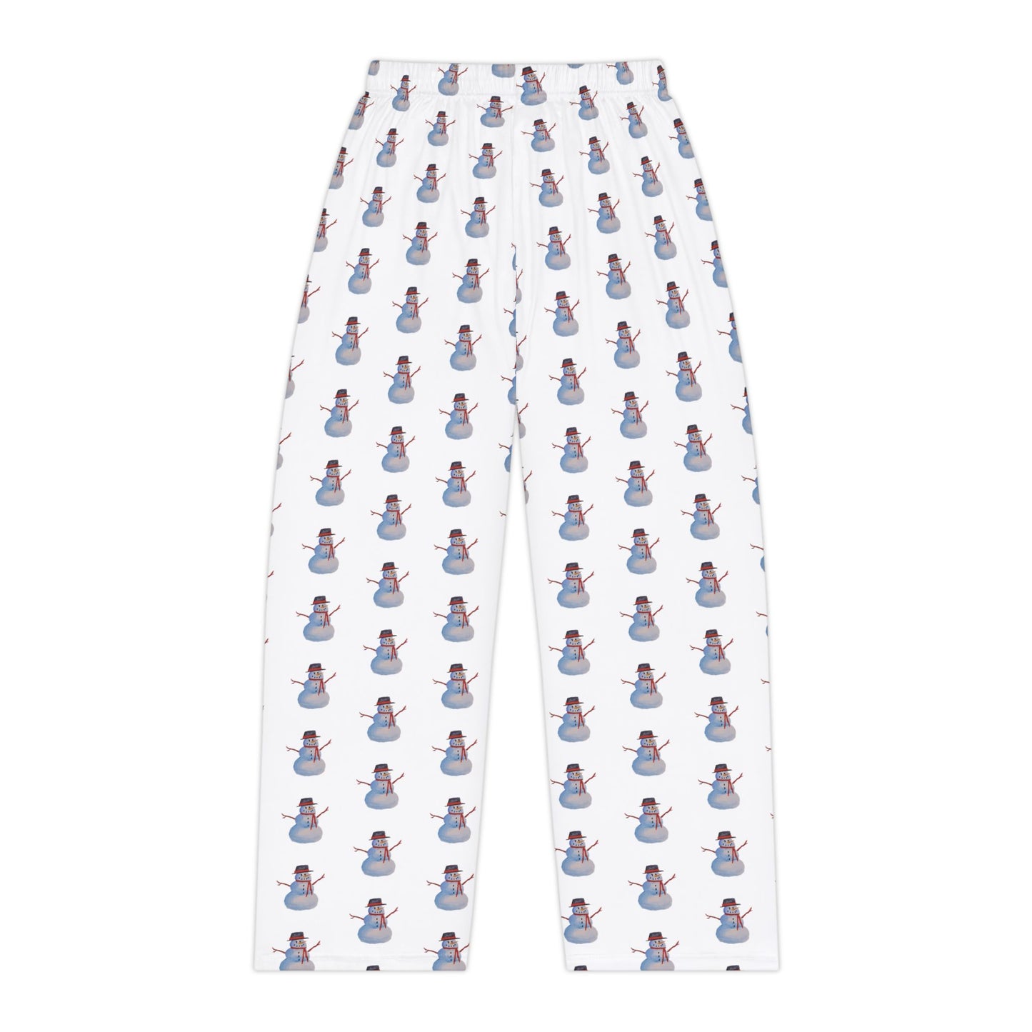 Cozy Women’s Whimsical Snowman Pajama Pants. Available in sizes from XS-4XL