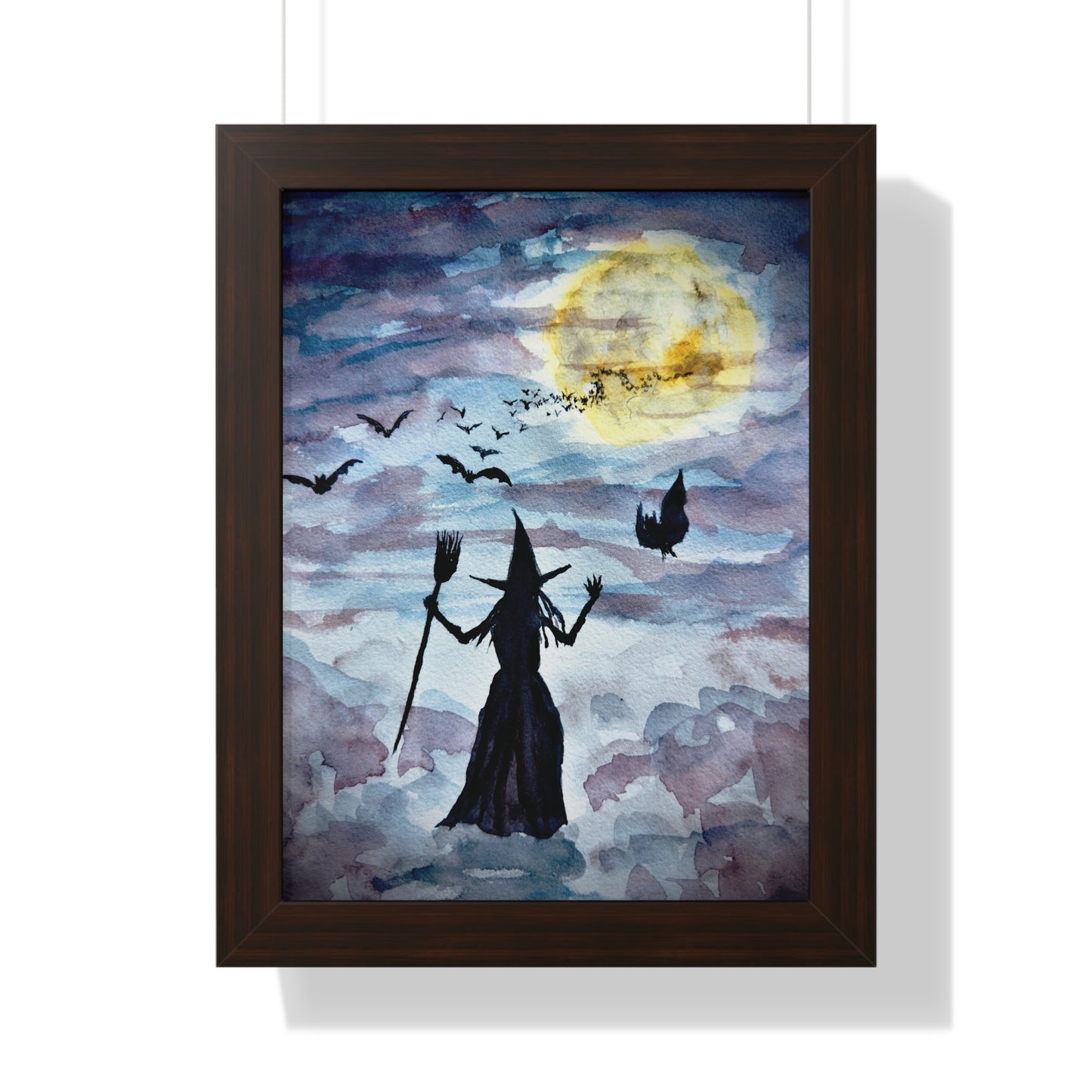 Be Witching Framed Vertical Poster. Available in sizes 11” x 14”-20” x 30”