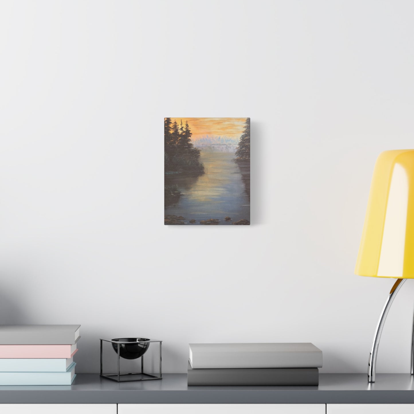 Peaceful Northwoods Lake Matte Canvas, Stretched, 1.25". Available in sizes from 8” x 10”-20” x 30”