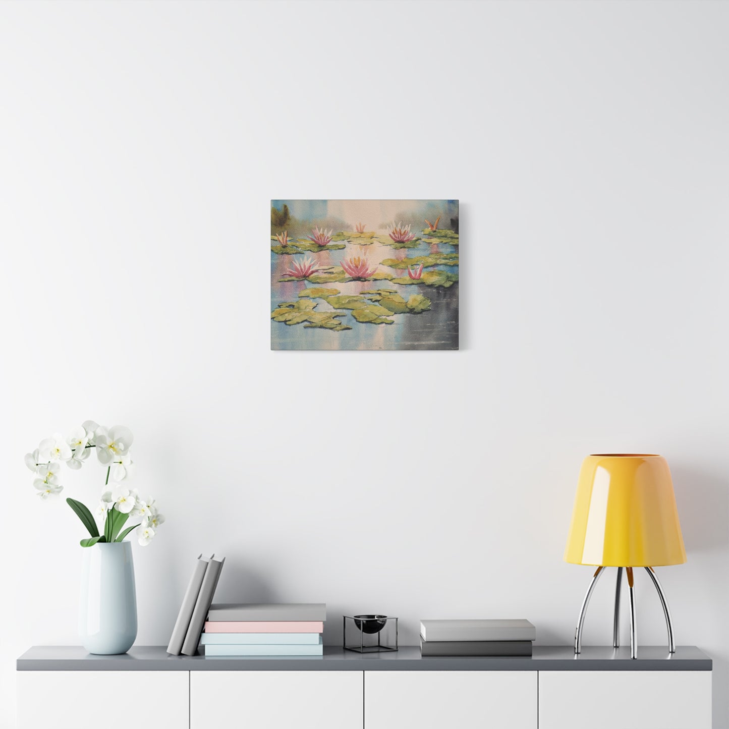 Meet Me at Falling Star Pond Matte Canvas, Stretched, 1.25". Available in sizes 10” x 8”-20” x 16”