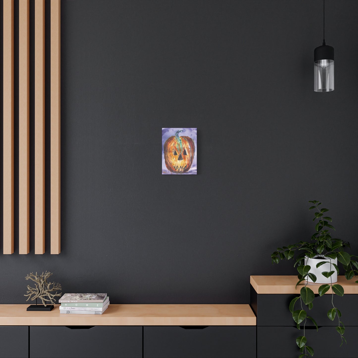 Playfully Spooky Matte Canvas, Stretched, 1.25". Available in sizes 8” x 10”-24”x32”