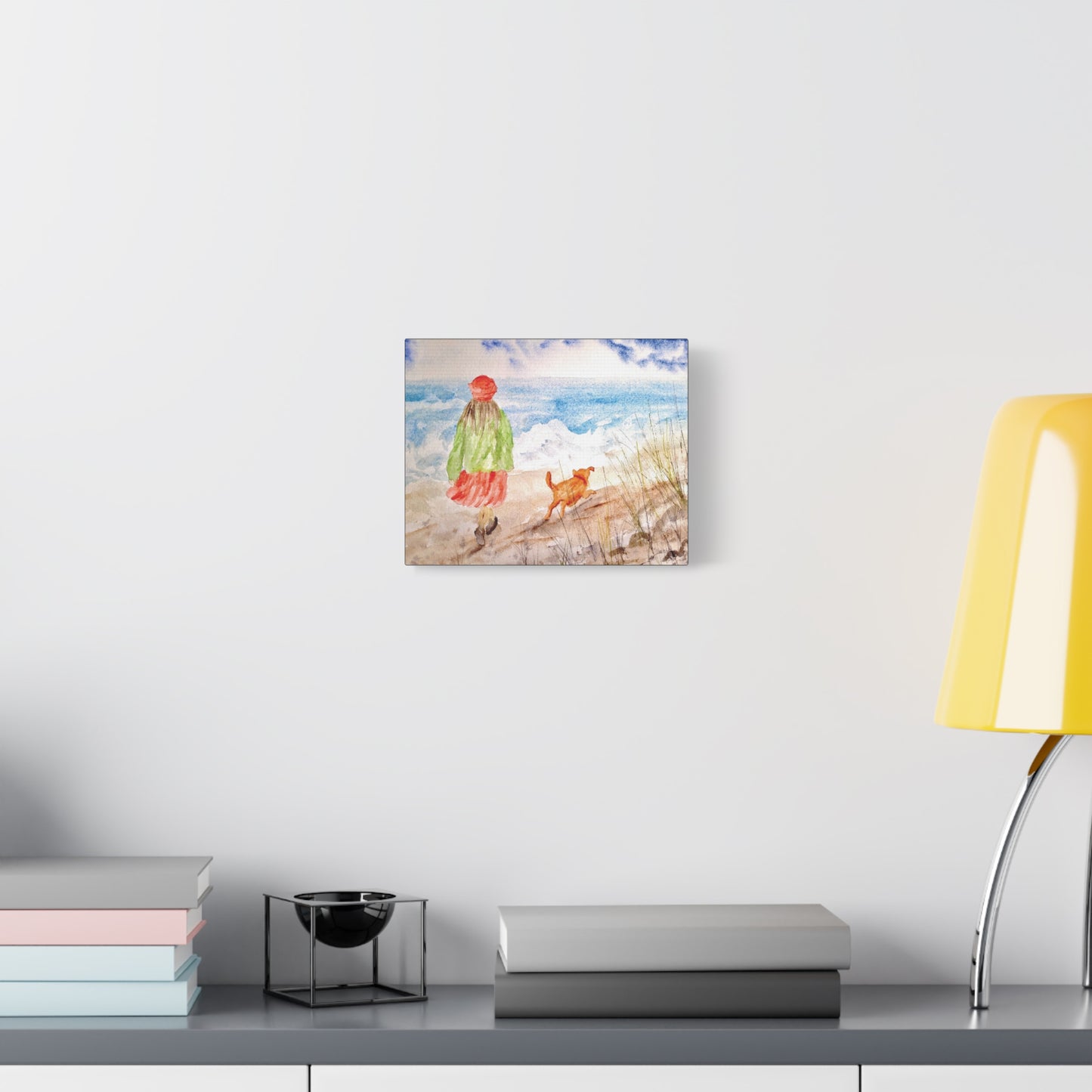 Oceanfront Friends Matte Canvas, Stretched, 1.25". Available in sizes 10” x 8”-20” x 16”