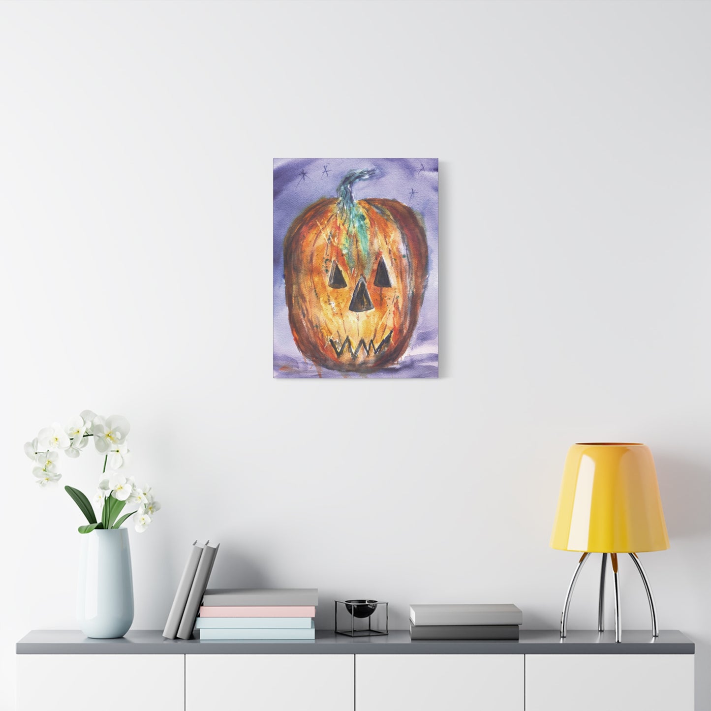 Playfully Spooky Matte Canvas, Stretched, 1.25". Available in sizes 8” x 10”-24”x32”