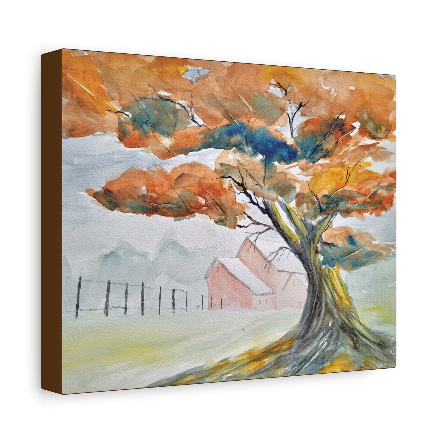 Autumn Oak Matte Canvas, Stretched, 1.25". Available in sizes 10” x 8”-20” x 16”