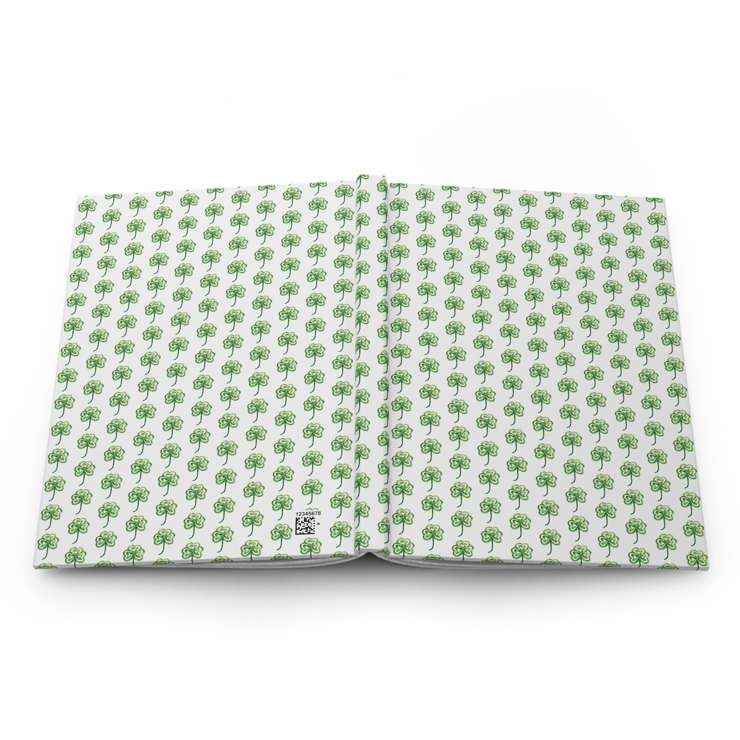 Irish Proud Lucky Shamrock Hardcover Lined Journal, Matte