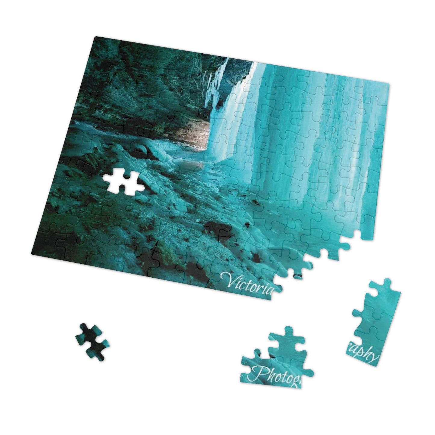 Falling into Blue Jigsaw Puzzle (110 and 252-Piece)