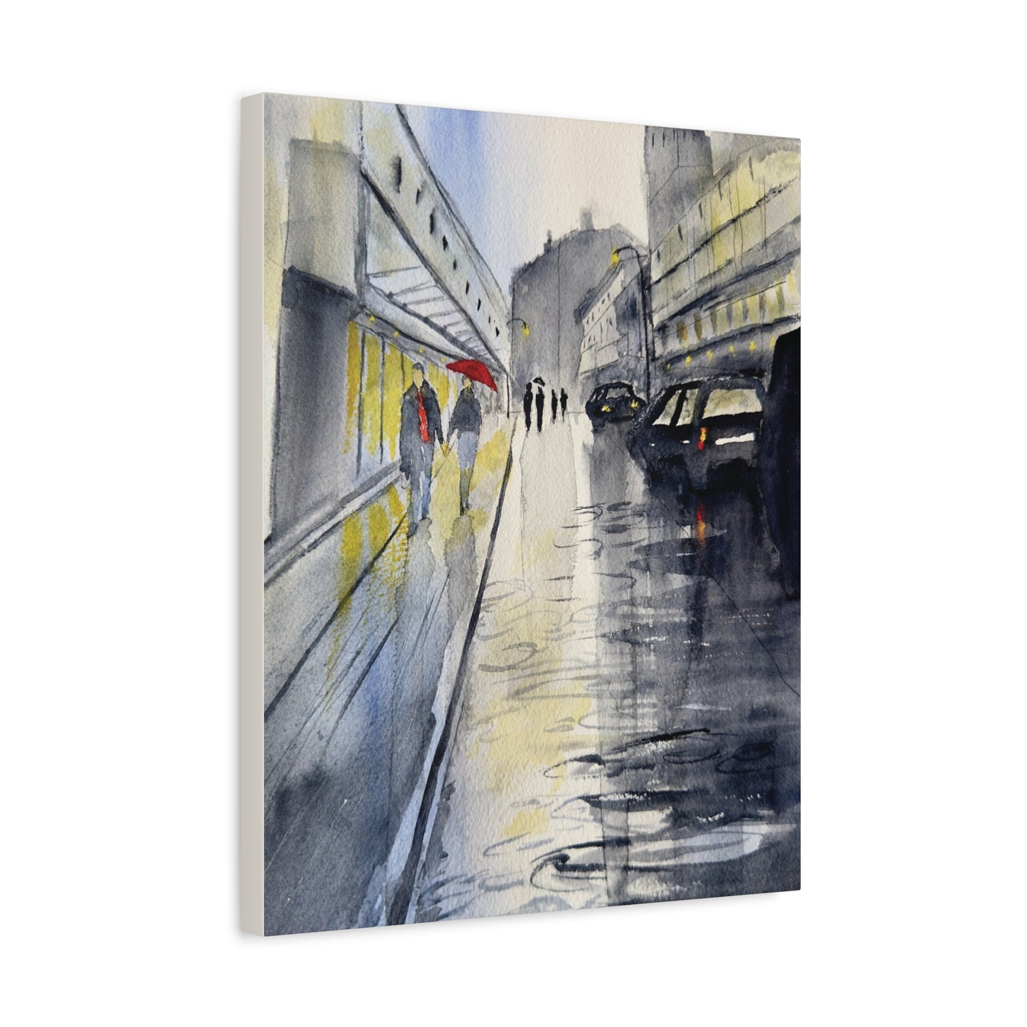 Rainy Day Romance Matte Canvas, Stretched, 1.25". Available in sizes from 8" x 10"-24" x 32"