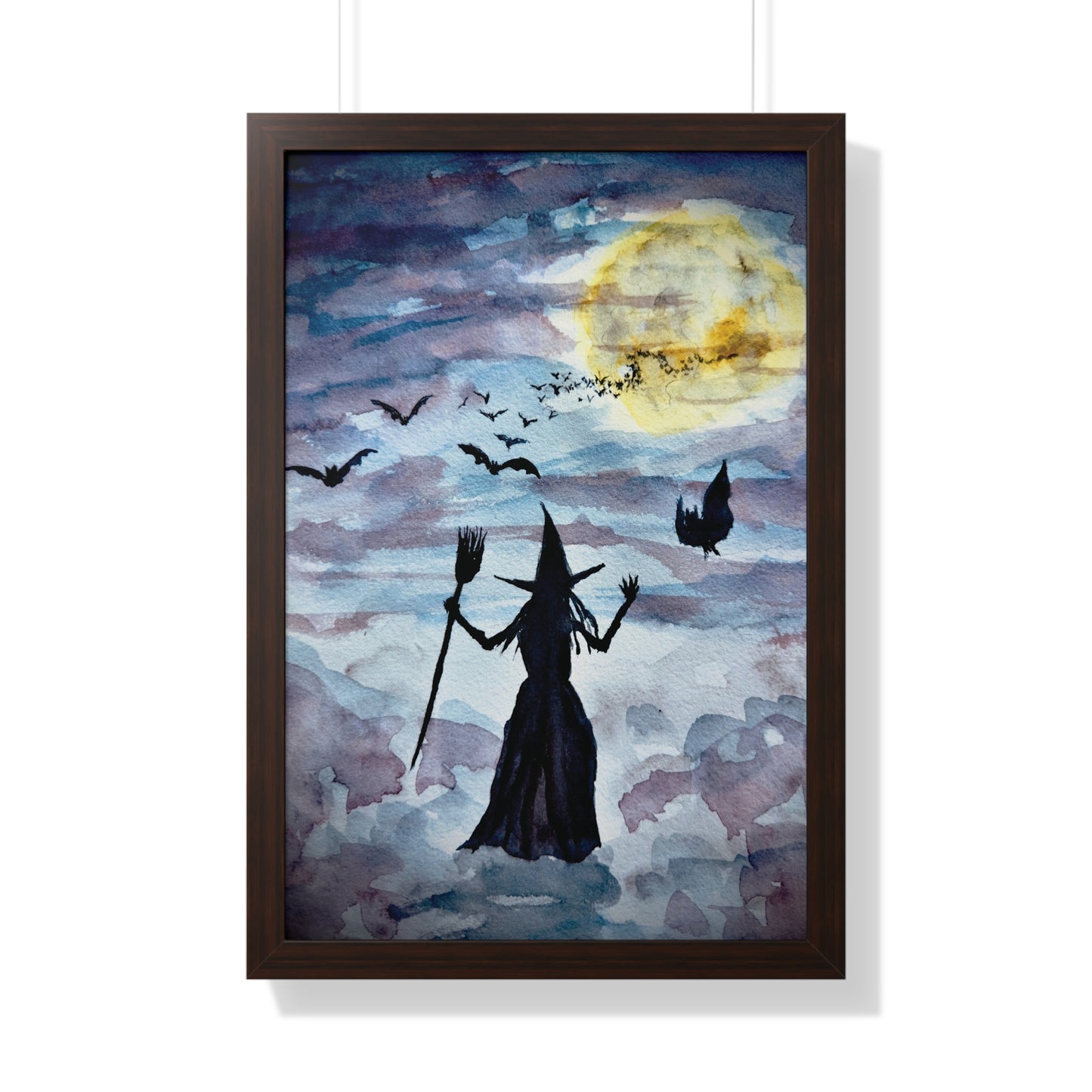 Be Witching Framed Vertical Poster. Available in sizes 11” x 14”-20” x 30”