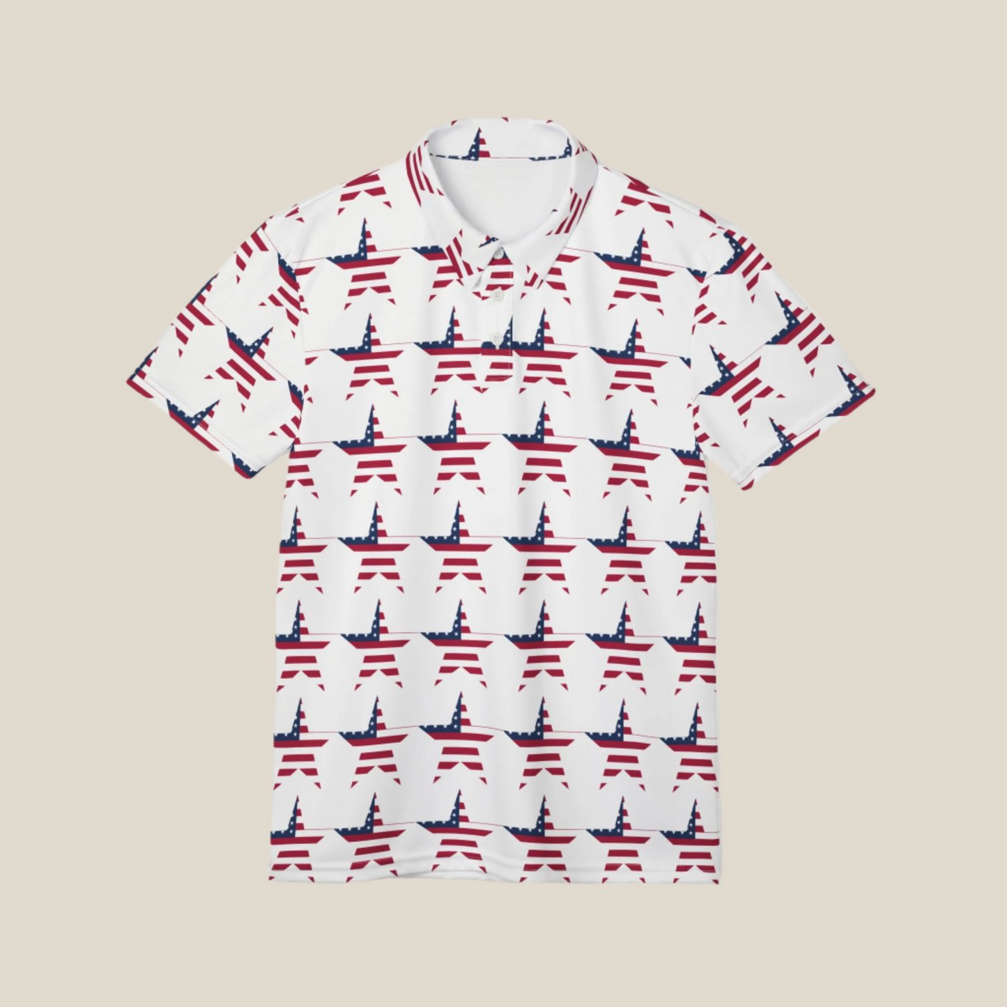 Star Spangled Unisex Polo Shirt