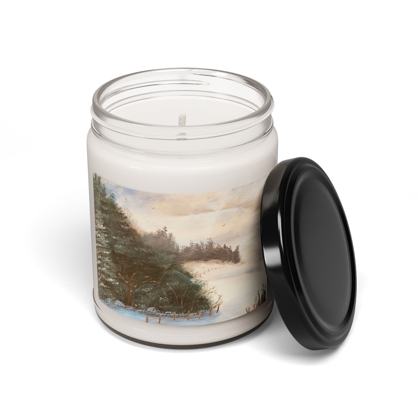 Eco-Friendly Soy Candle (9 oz.), Featuring Cedar Reverie. Multiple Scents Available