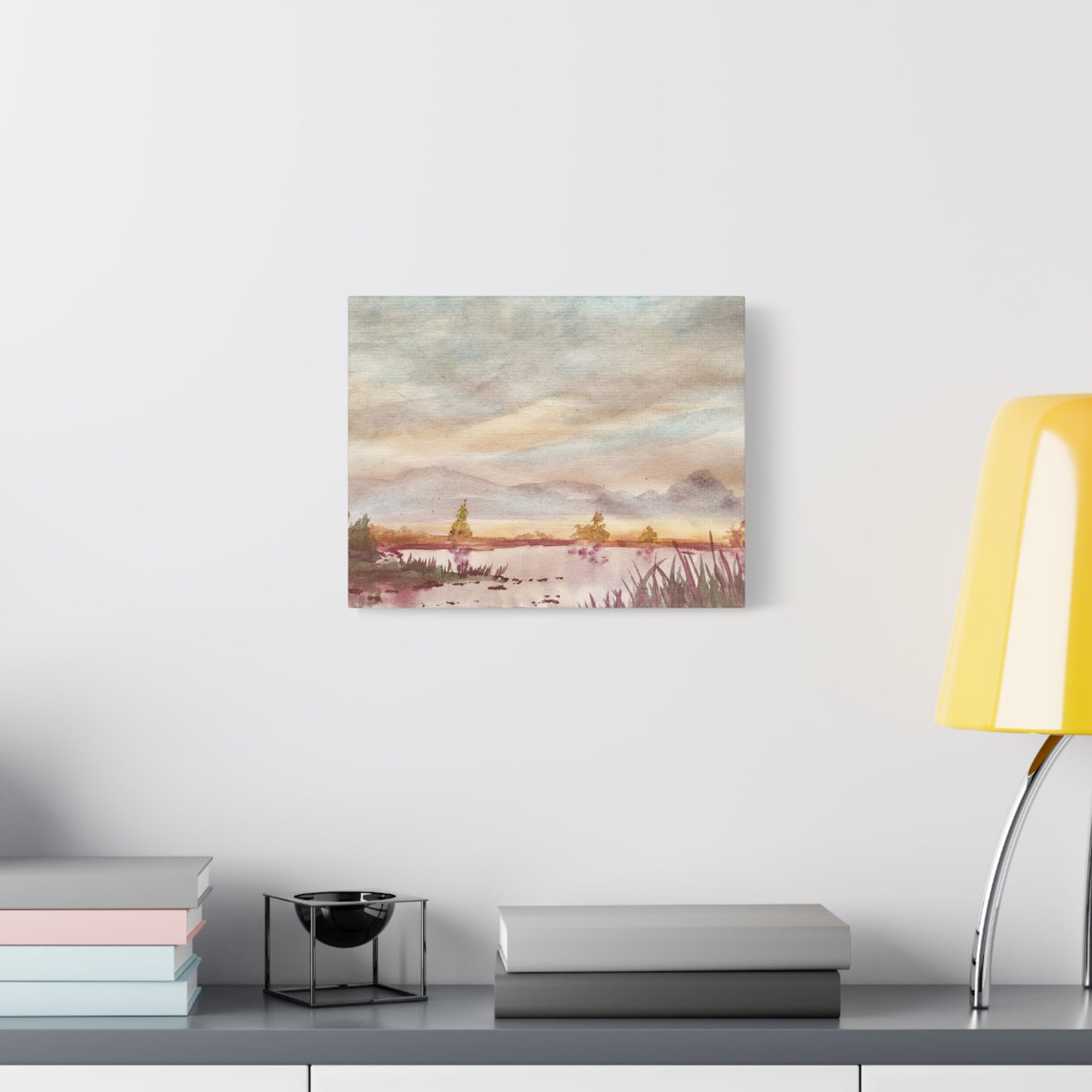 Morning Meditation Matte Canvas, Stretched, 1.25". Available in sizes from 10” x 8”-18” x 12”