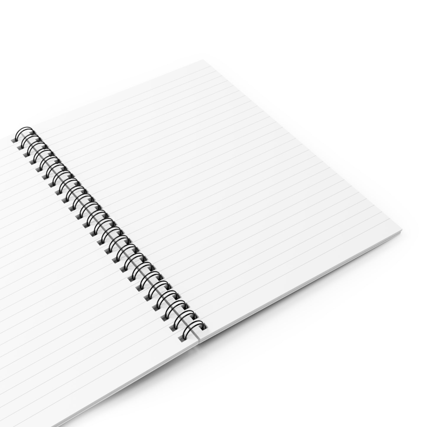 Halloween House and Spooky Graveyard Spiral Notebook - Ruled Line