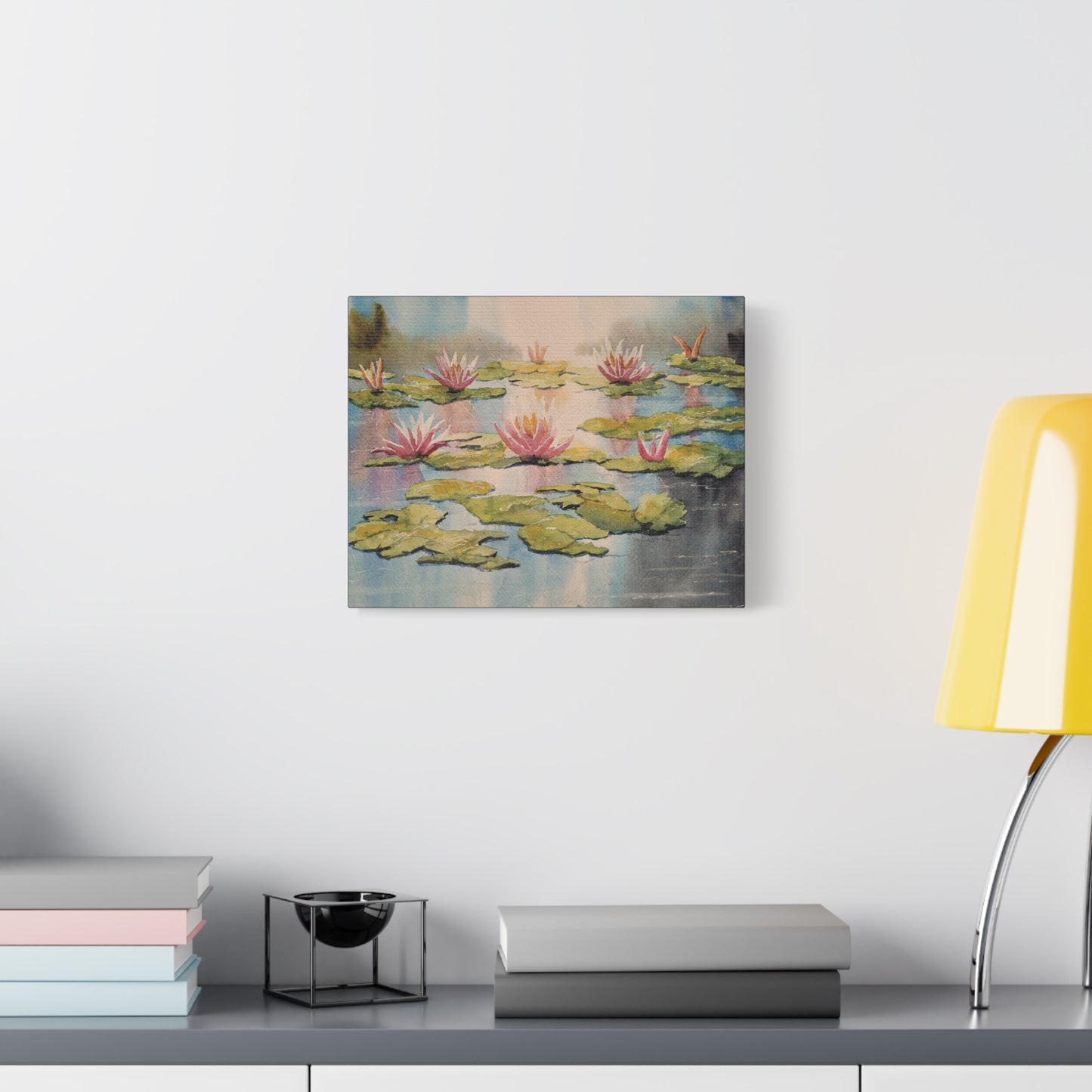 Meet Me at Falling Star Pond Matte Canvas, Stretched, 1.25". Available in sizes 10” x 8”-20” x 16”