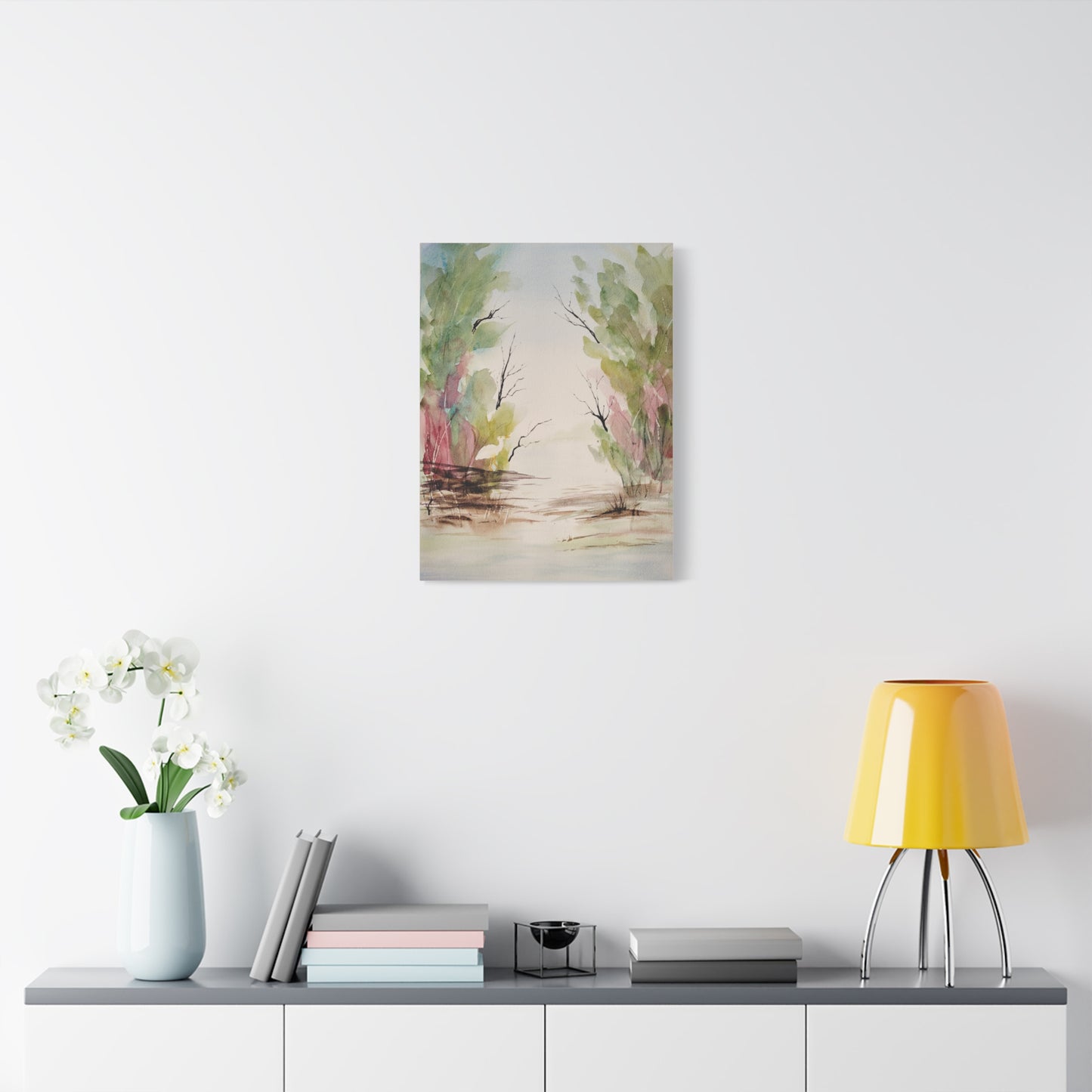 Rendering the Light Matte Canvas, Stretched, 1.25". Available in sizes 8” x 10”-18” x 24”