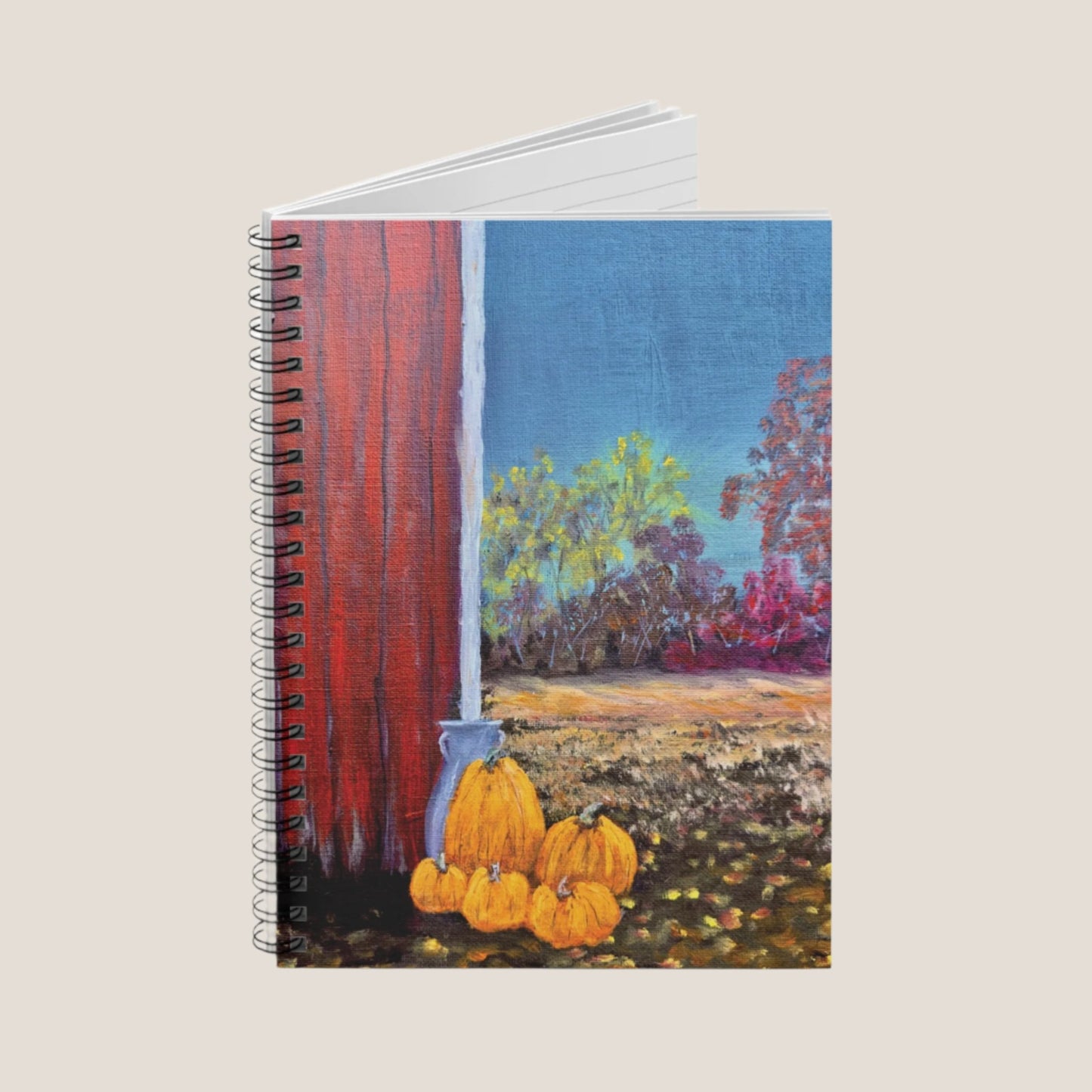 Fall Gathering Spiral Notebook - Ruled Line
