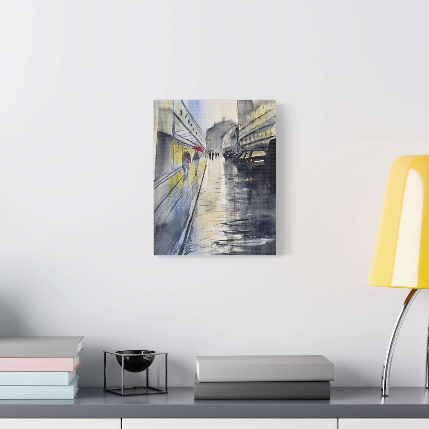 Rainy Day Romance Matte Canvas, Stretched, 1.25". Available in sizes from 8" x 10"-24" x 32"