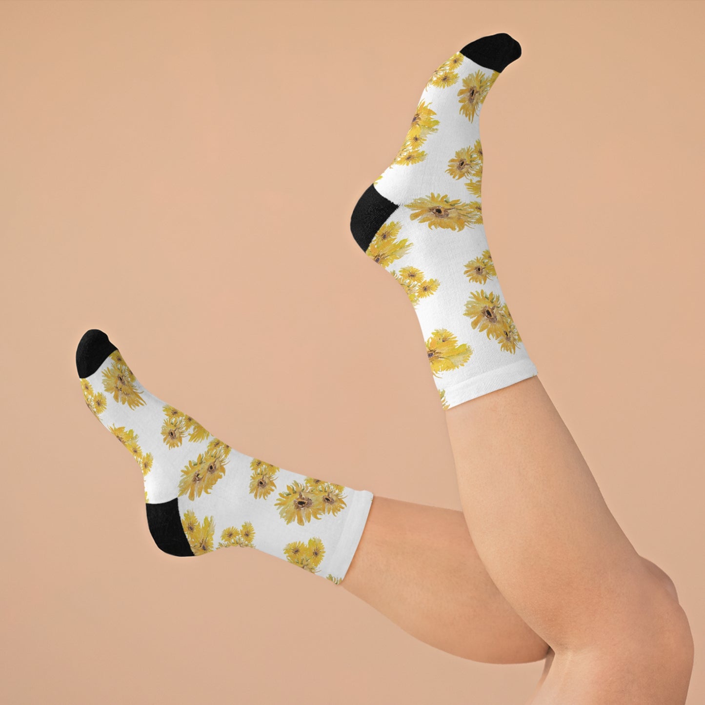 Sundancing Sunflowers Recycled Poly Socks