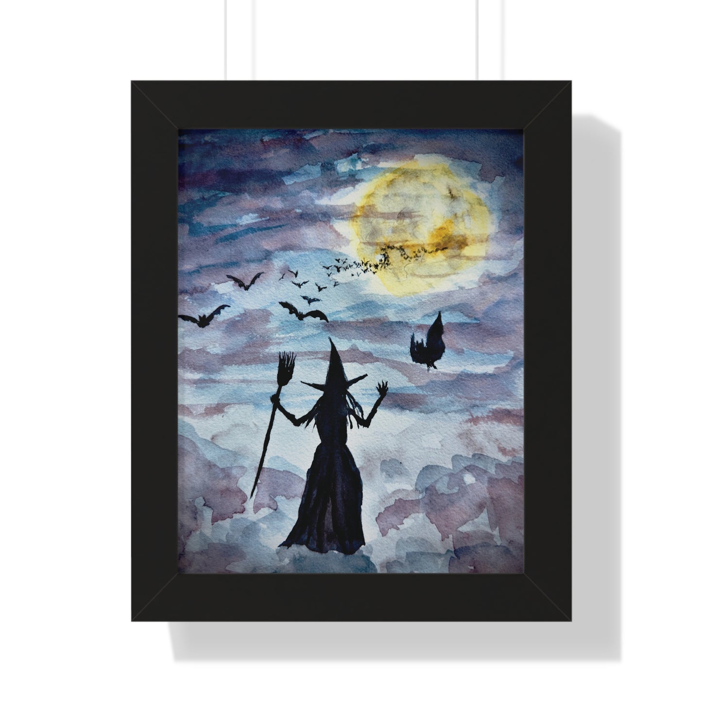 Be Witching Framed Vertical Poster. Available in sizes 11” x 14”-20” x 30”