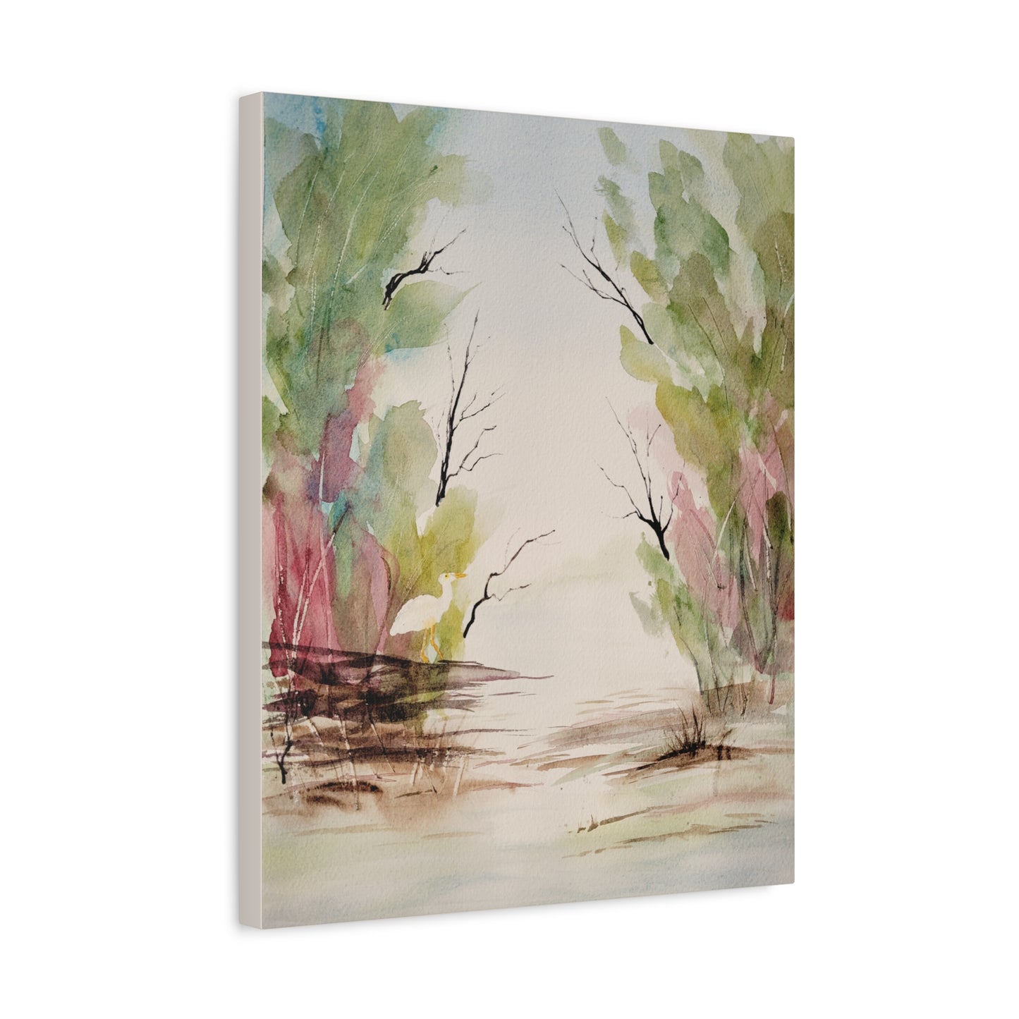 Rendering the Light Matte Canvas, Stretched, 1.25". Available in sizes 8” x 10”-18” x 24”