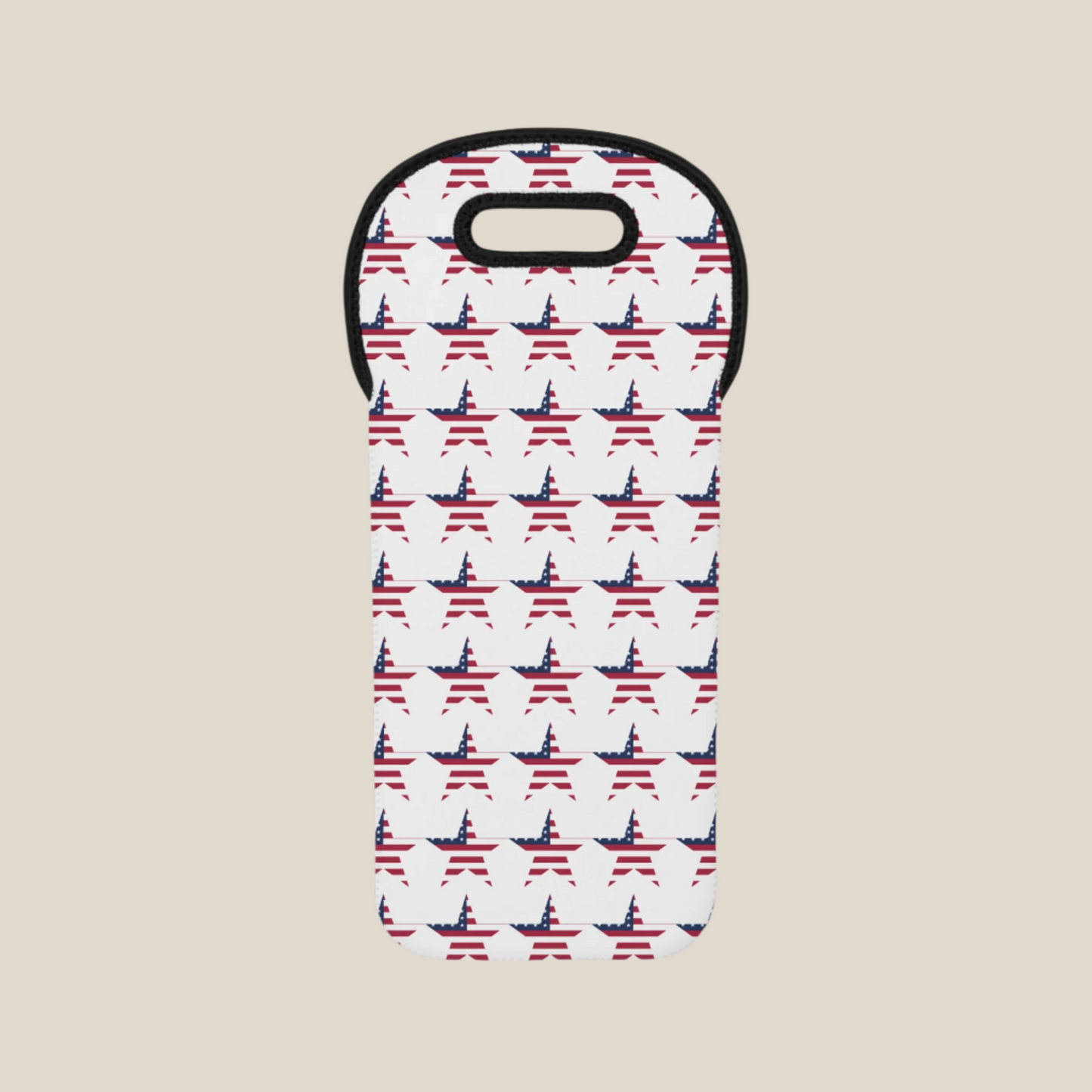 Star Spangled Wine Tote Bag