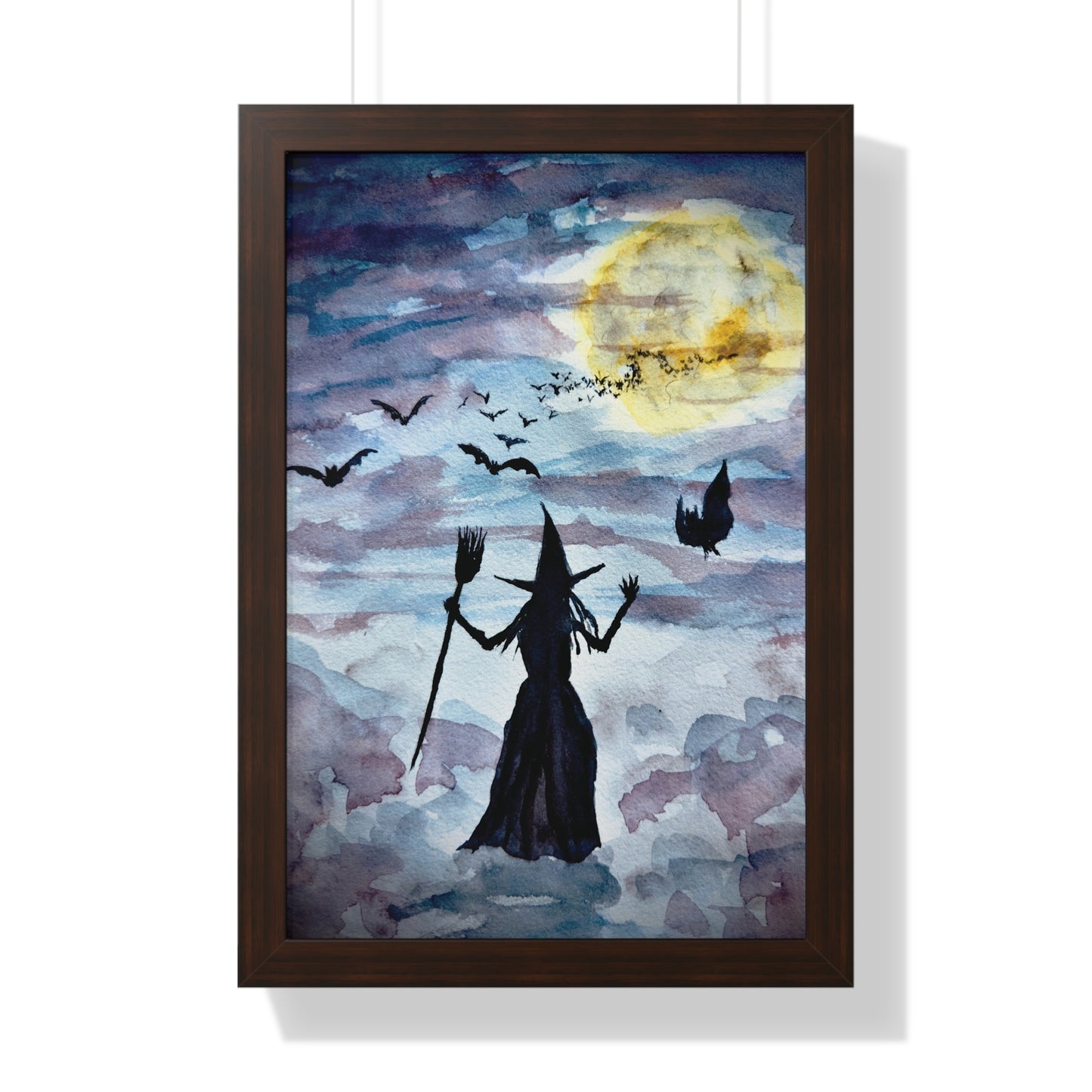 Be Witching Framed Vertical Poster. Available in sizes 11” x 14”-20” x 30”
