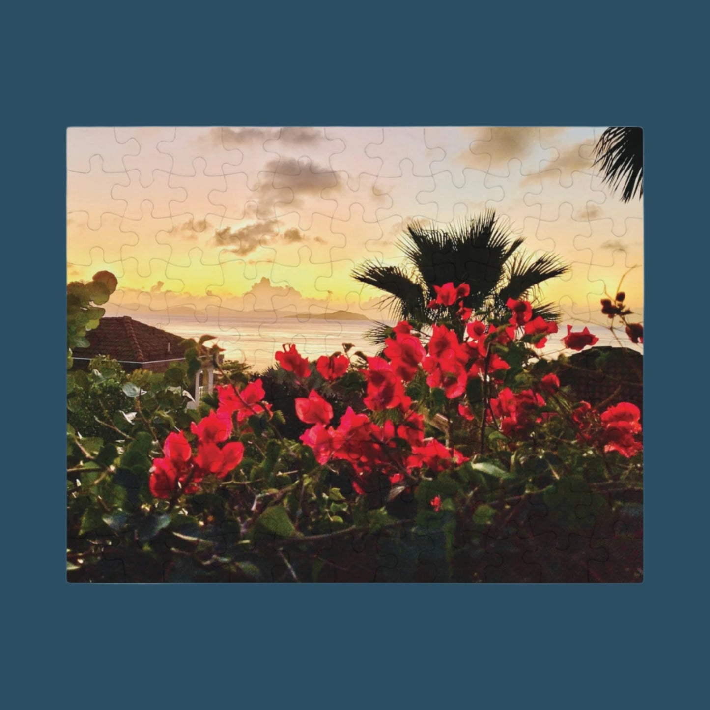 Island Sunset Jigsaw Puzzle (110 and 252-Piece)
