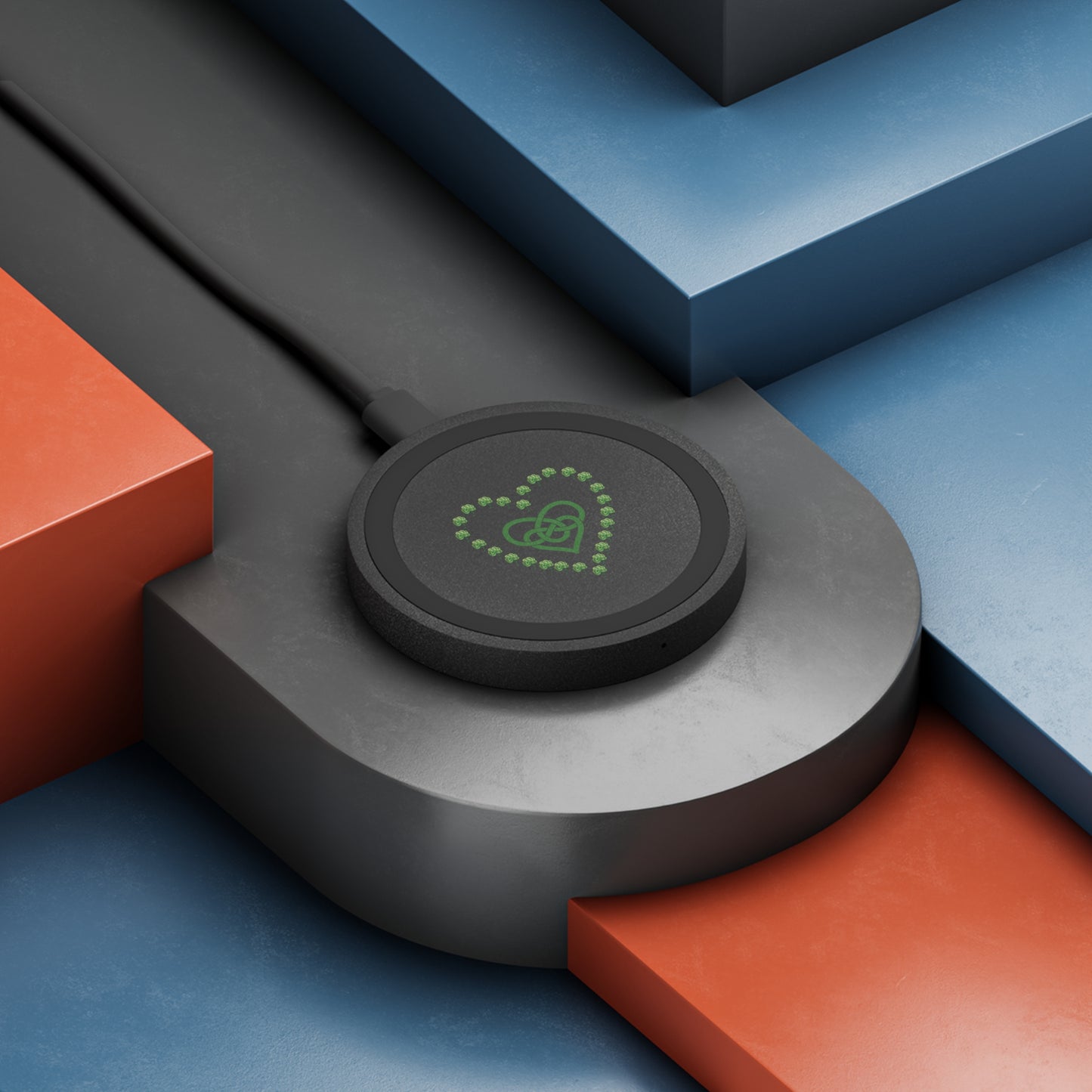 Irish Hearts Quake Wireless Charging Pad