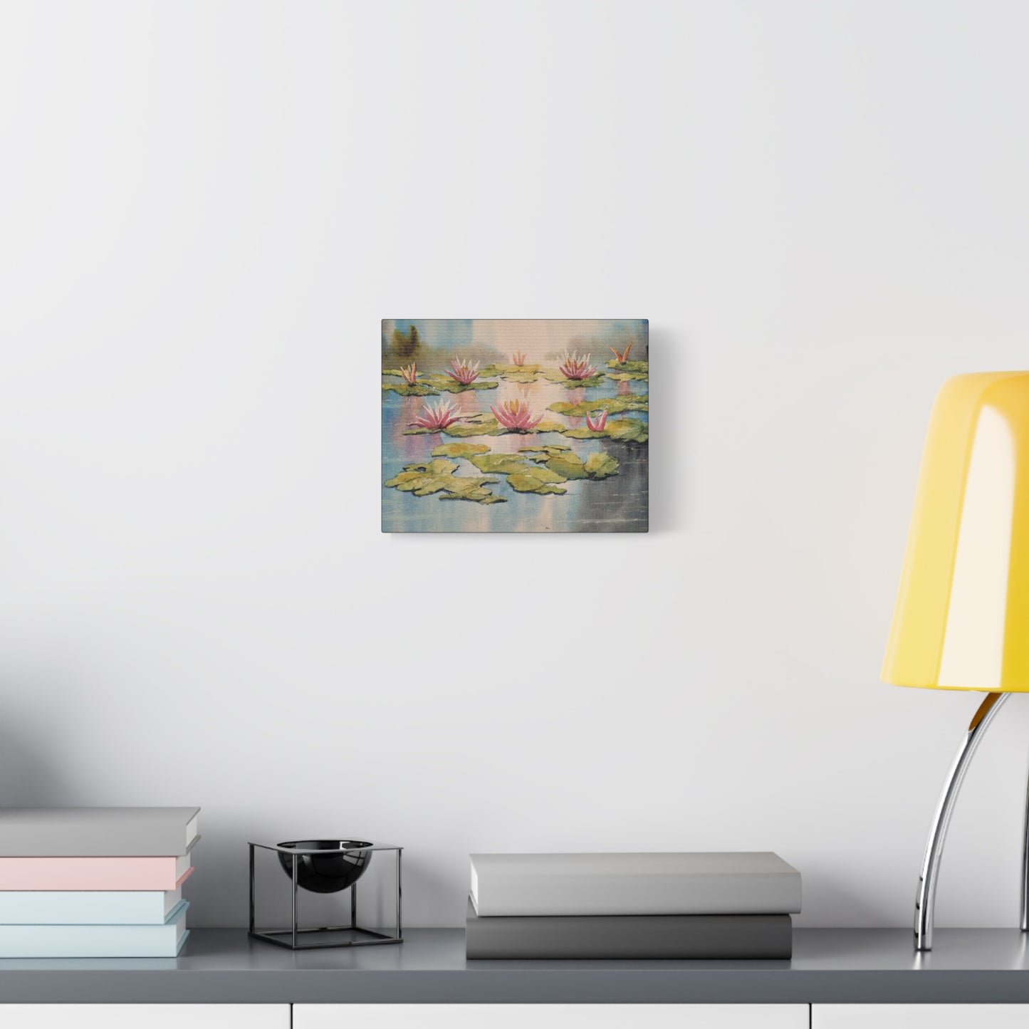Meet Me at Falling Star Pond Matte Canvas, Stretched, 1.25". Available in sizes 10” x 8”-20” x 16”