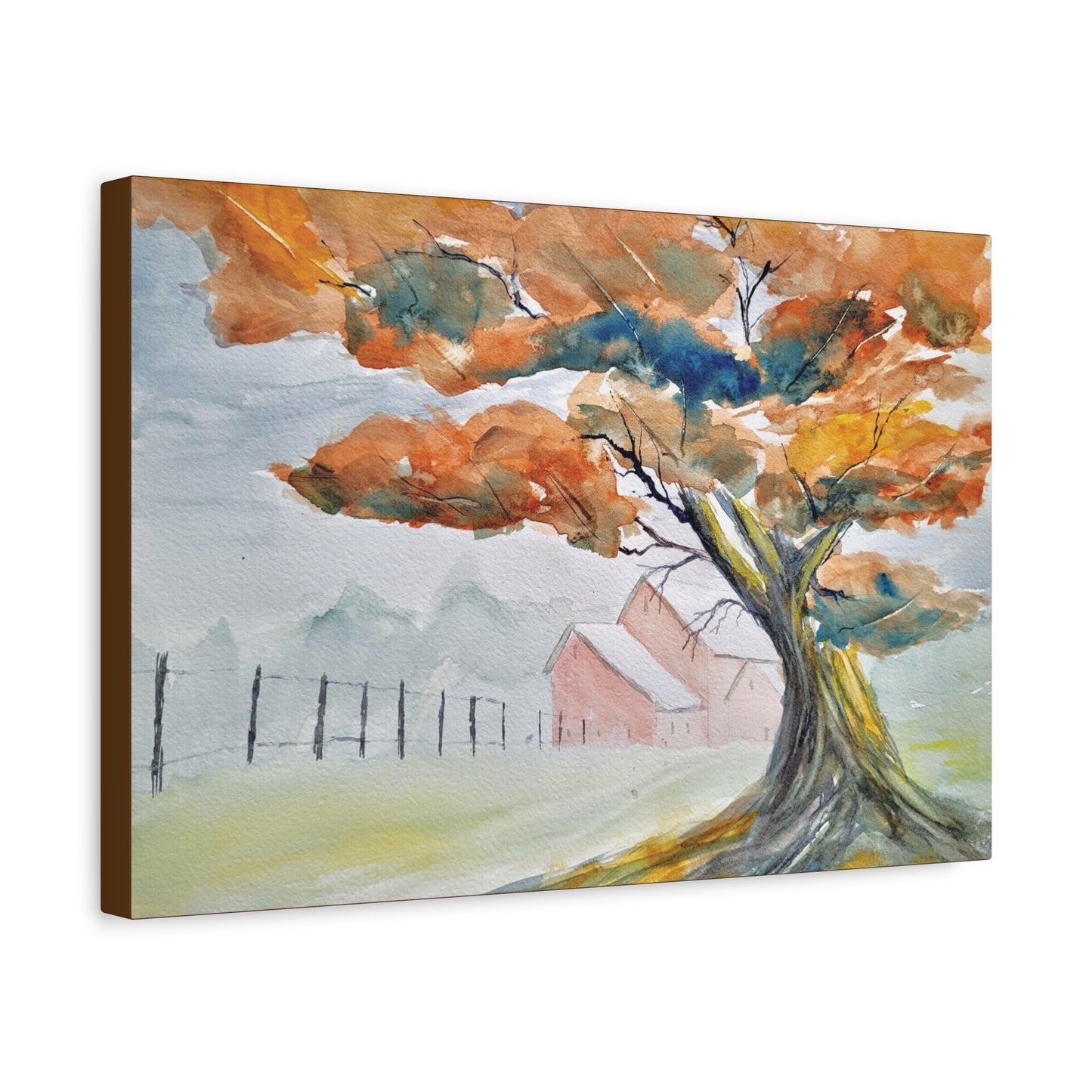 Autumn Oak Matte Canvas, Stretched, 1.25". Available in sizes 10” x 8”-20” x 16”