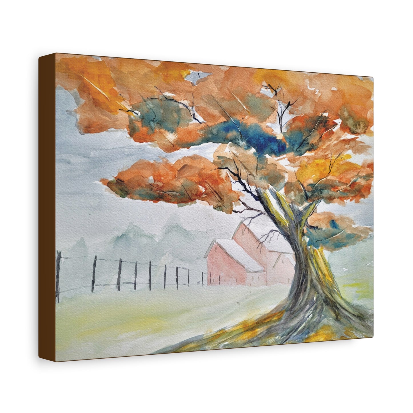 Autumn Oak Matte Canvas, Stretched, 1.25". Available in sizes 10” x 8”-20” x 16”