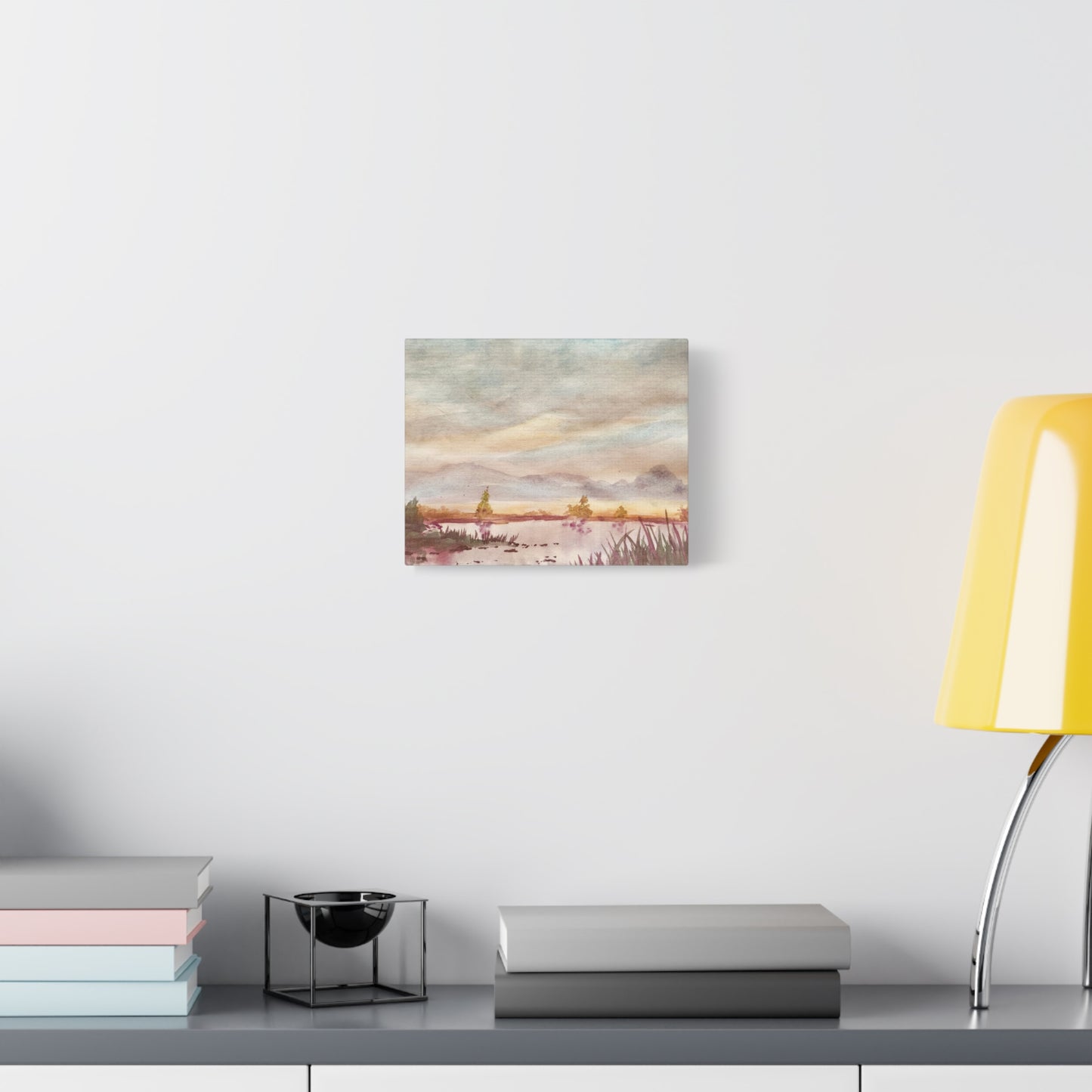 Morning Meditation Matte Canvas, Stretched, 1.25". Available in sizes from 10” x 8”-18” x 12”