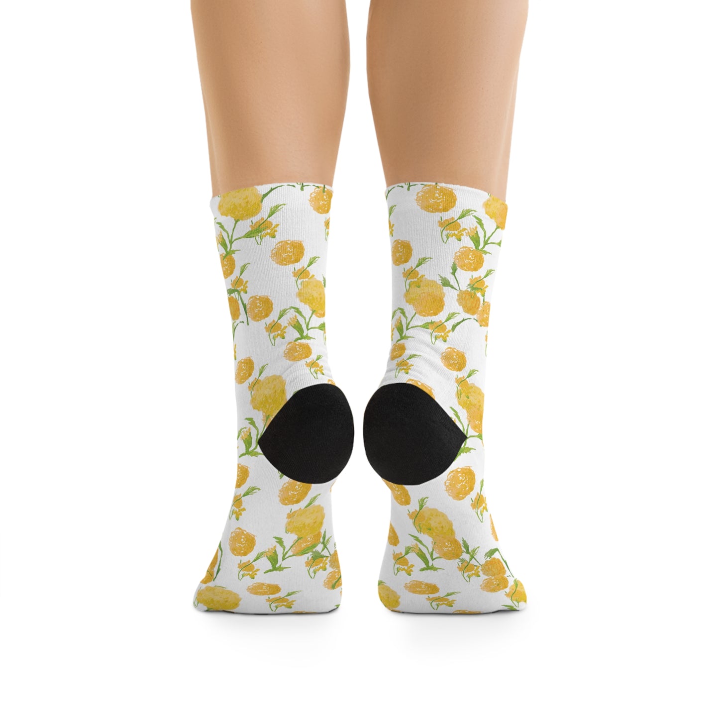 Mellow Marigolds Recycled Poly Socks