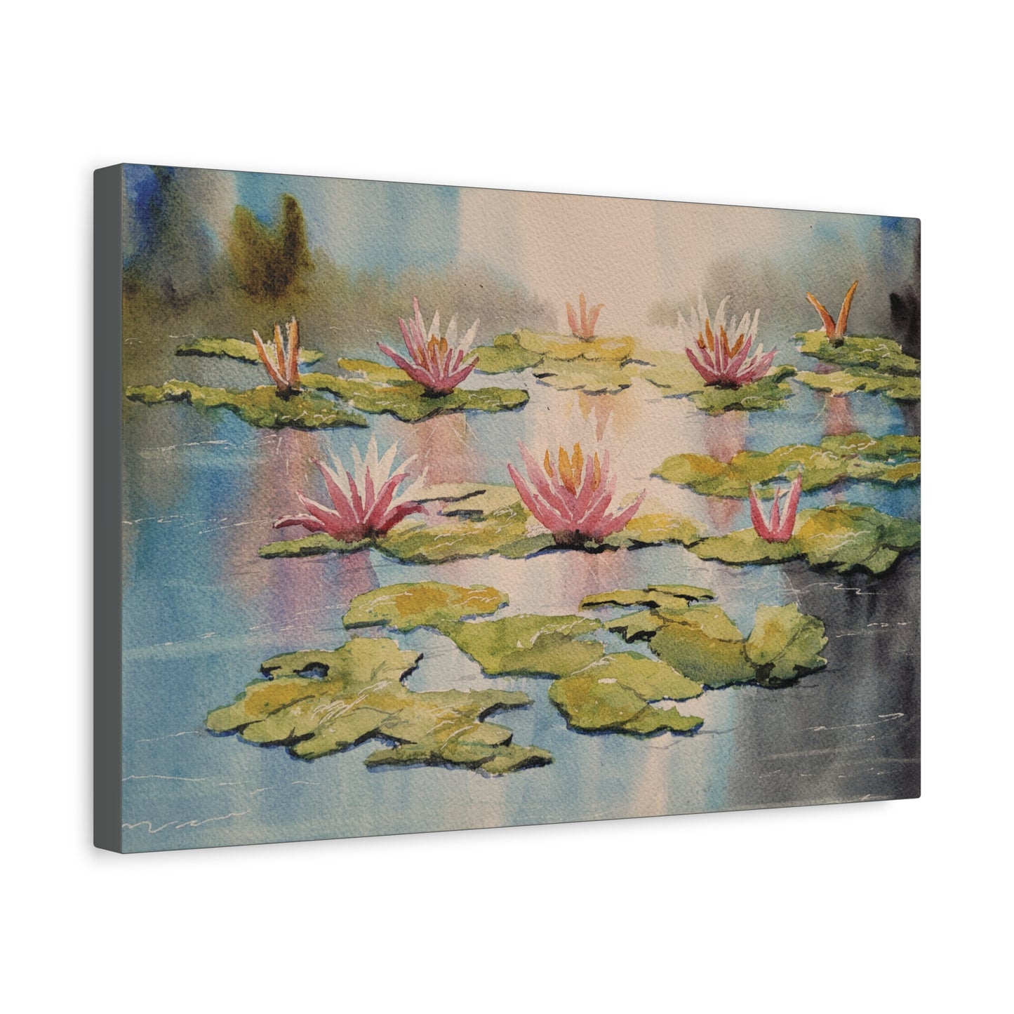 Meet Me at Falling Star Pond Matte Canvas, Stretched, 1.25". Available in sizes 10” x 8”-20” x 16”