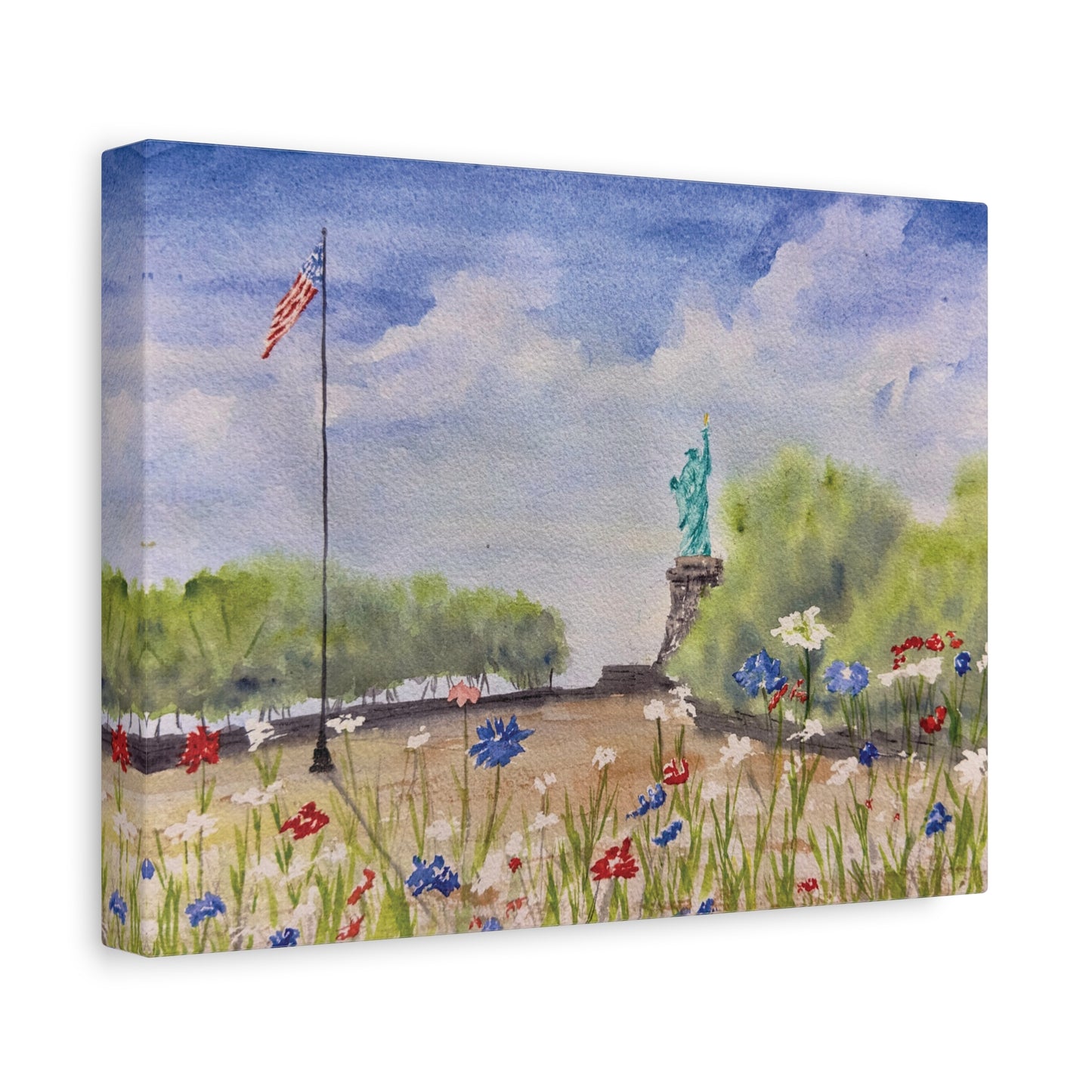 Looking for Liberty Matte Canvas, Stretched, 1.25"