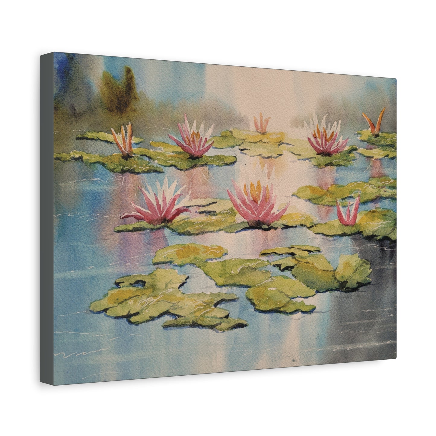 Meet Me at Falling Star Pond Matte Canvas, Stretched, 1.25". Available in sizes 10” x 8”-20” x 16”
