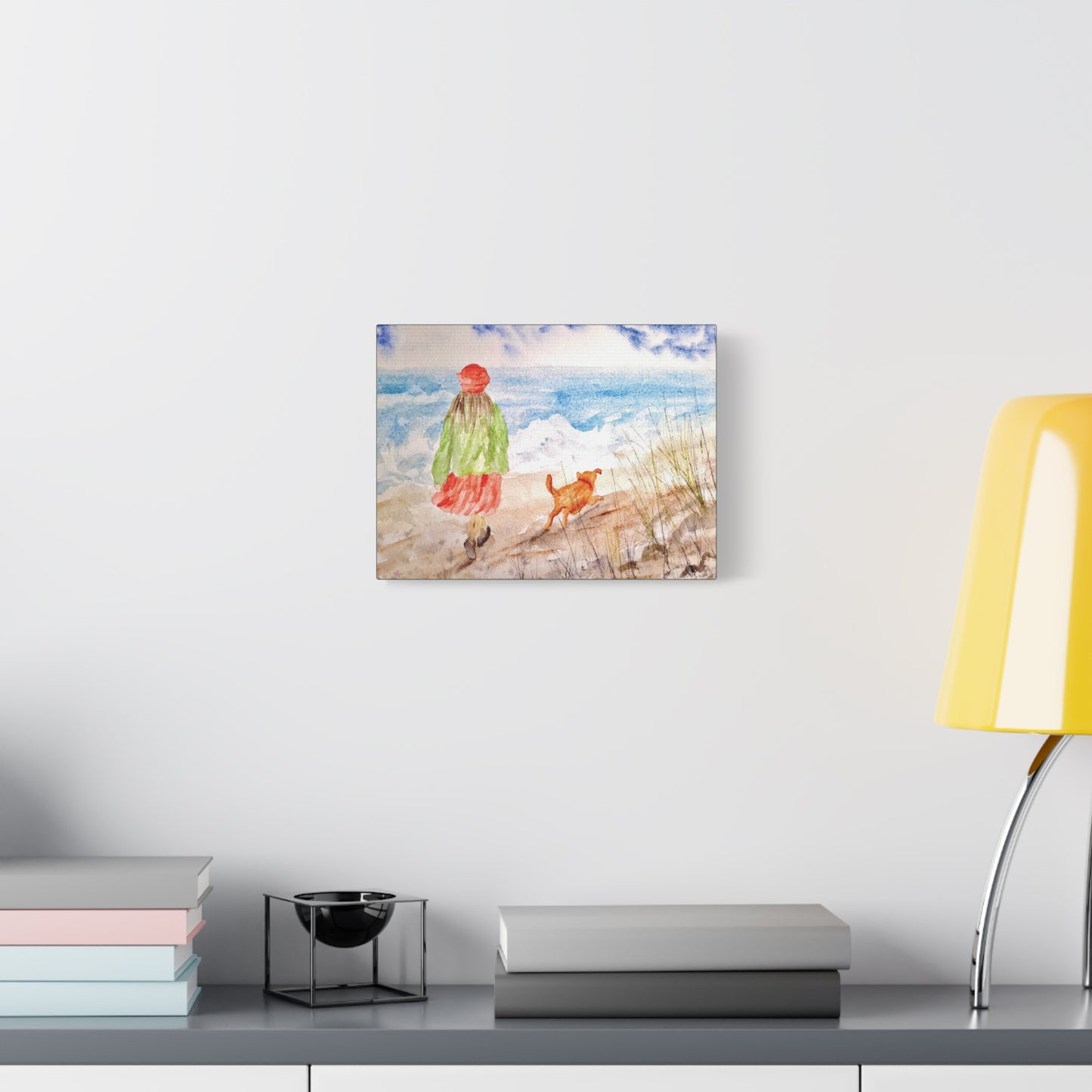Oceanfront Friends Matte Canvas, Stretched, 1.25". Available in sizes 10” x 8”-20” x 16”