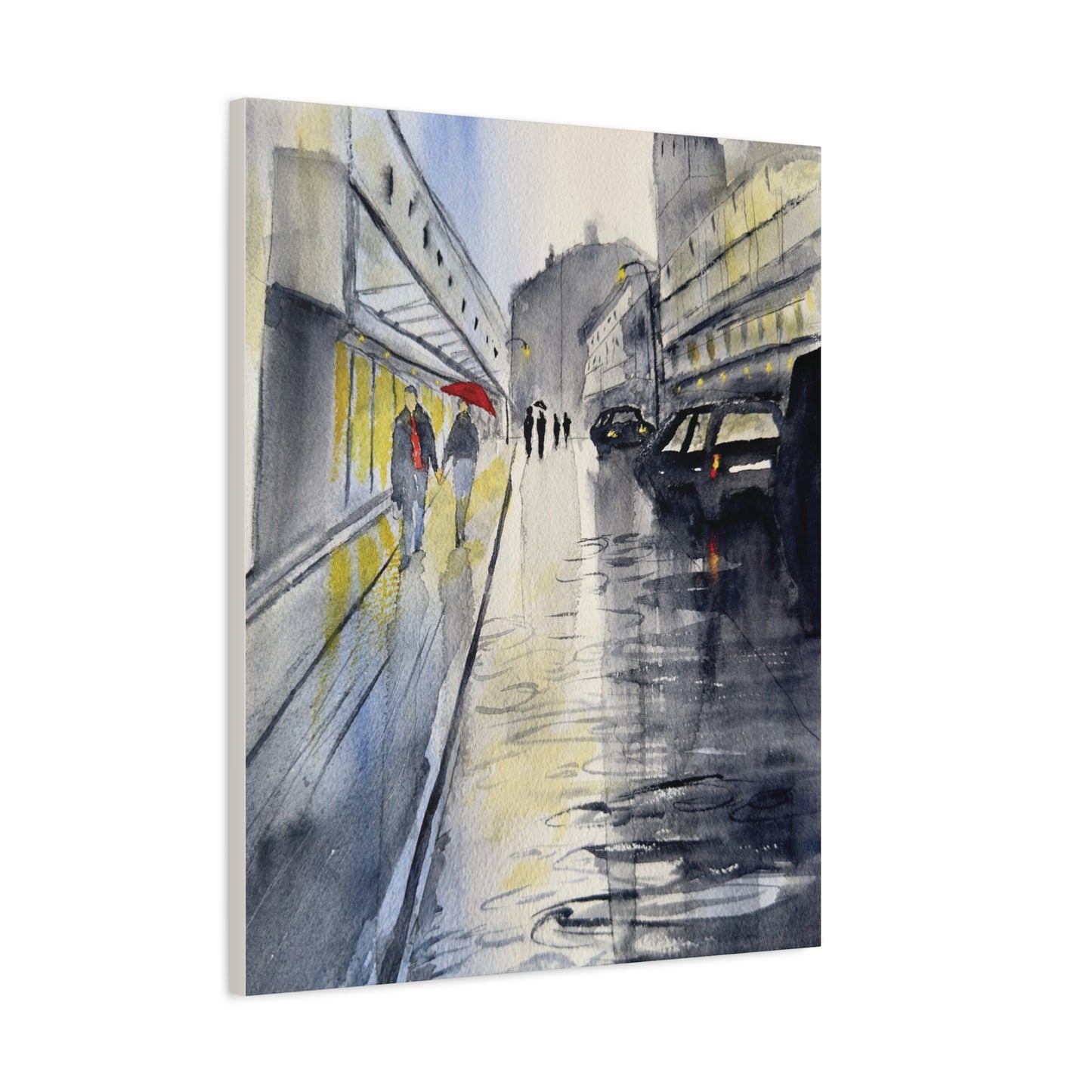 Rainy Day Romance Matte Canvas, Stretched, 1.25". Available in sizes from 8" x 10"-24" x 32"